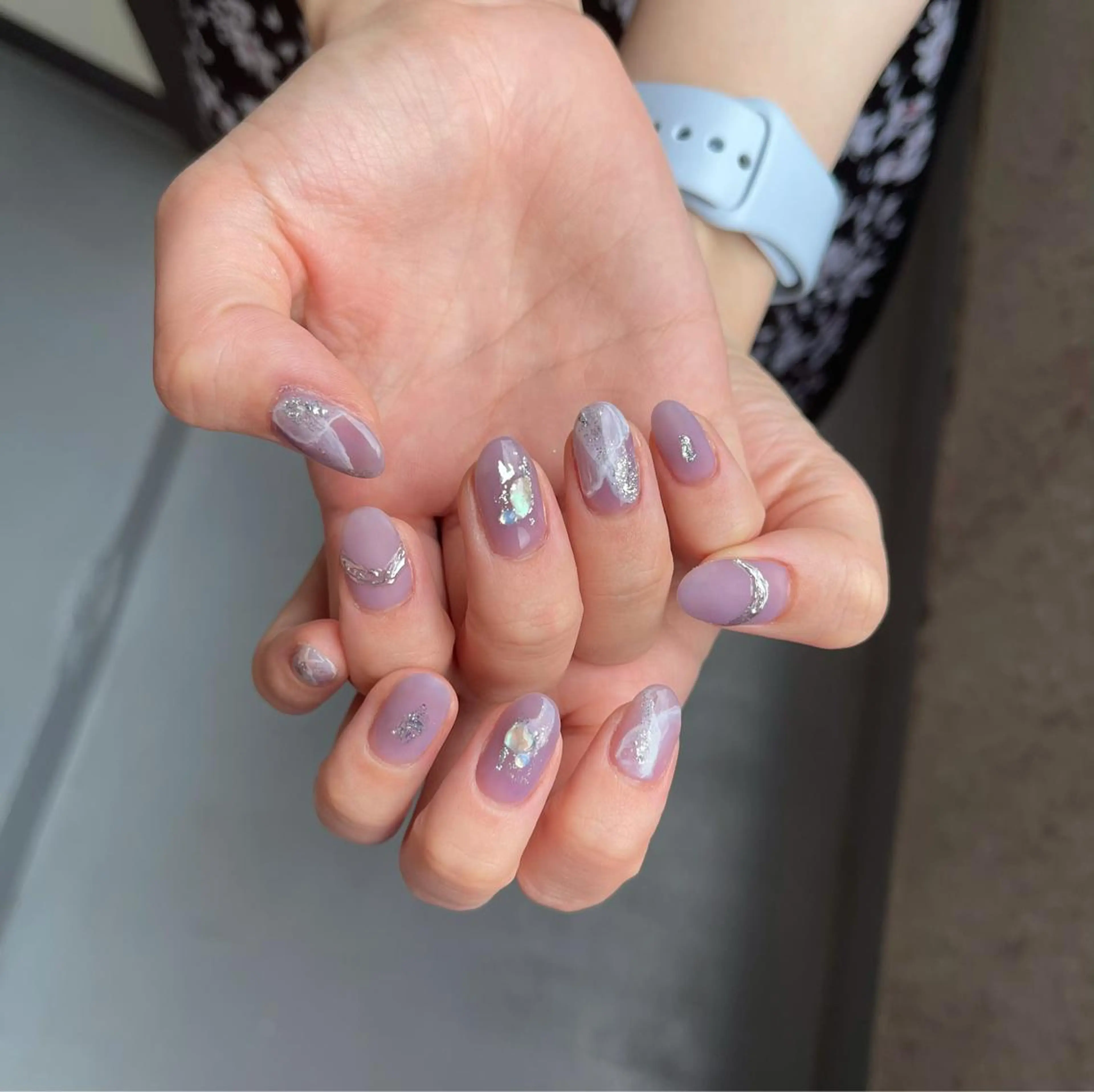 ネイル ニュアンスネイル yu kaのネイルデザイン