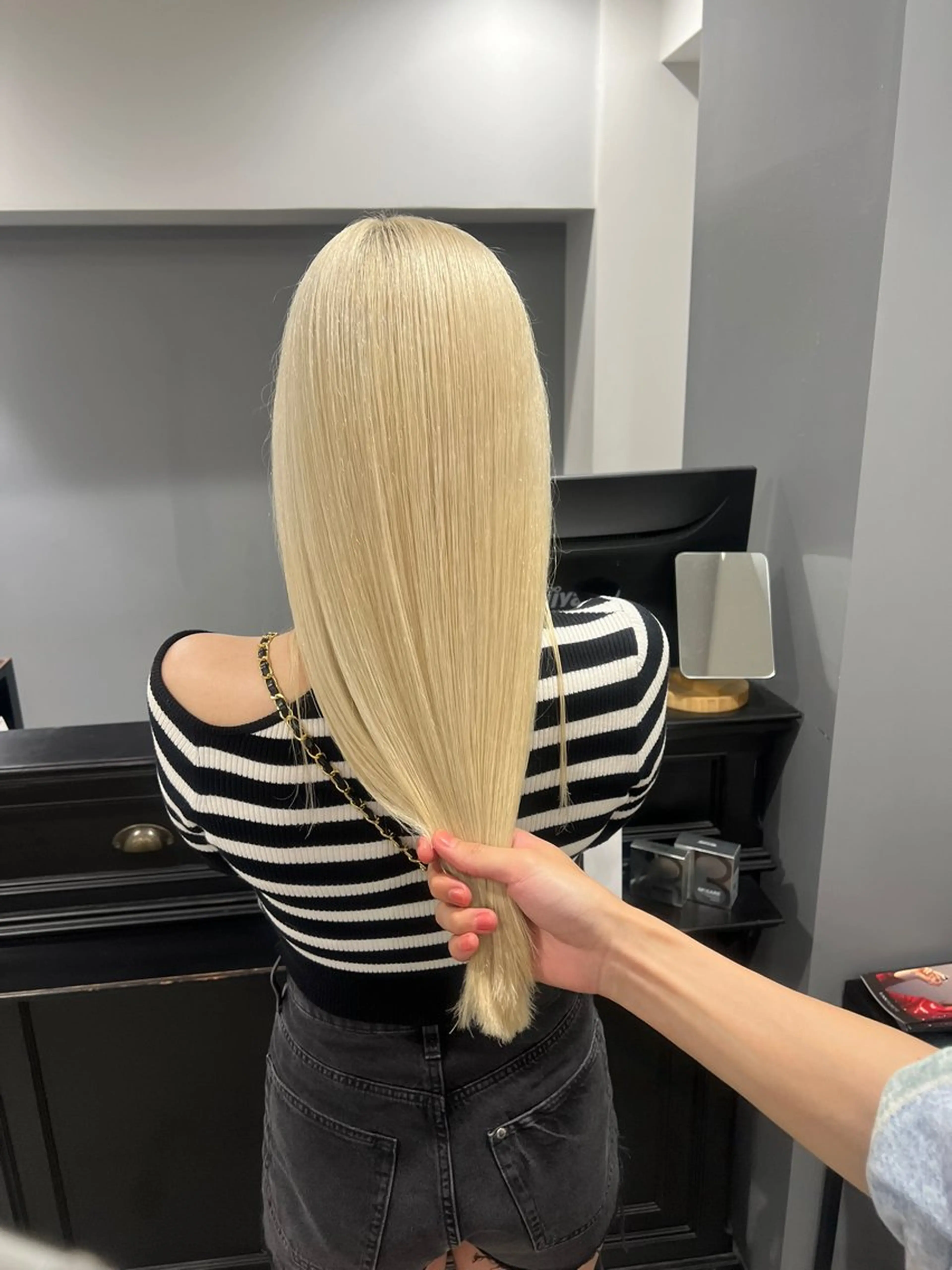 ロング カラー メンズカット/シャ ドウパーマ/KOBAのヘアスタイル