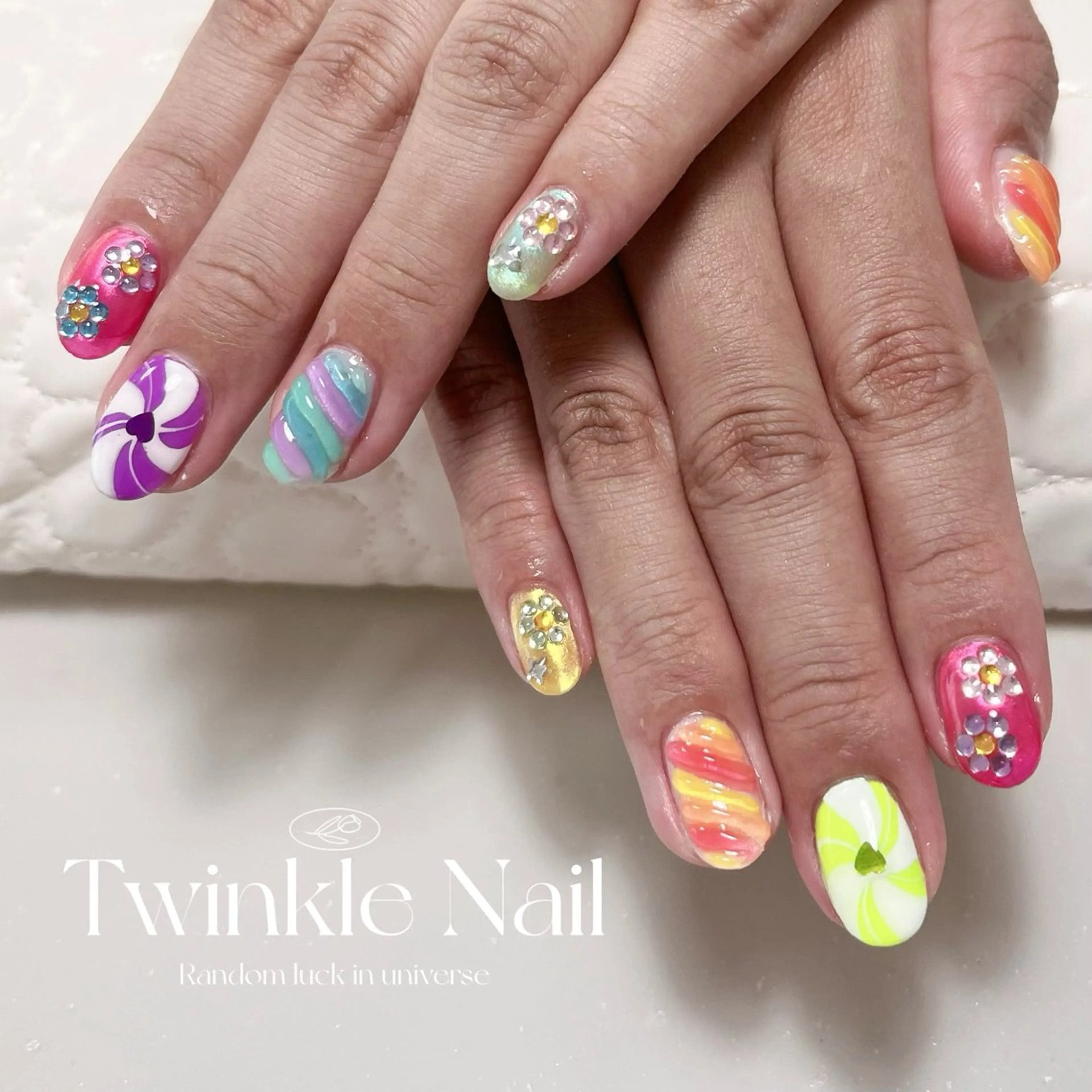 ネイル キラキラネイル Twinkle Nail Kuboのネイルデザイン
