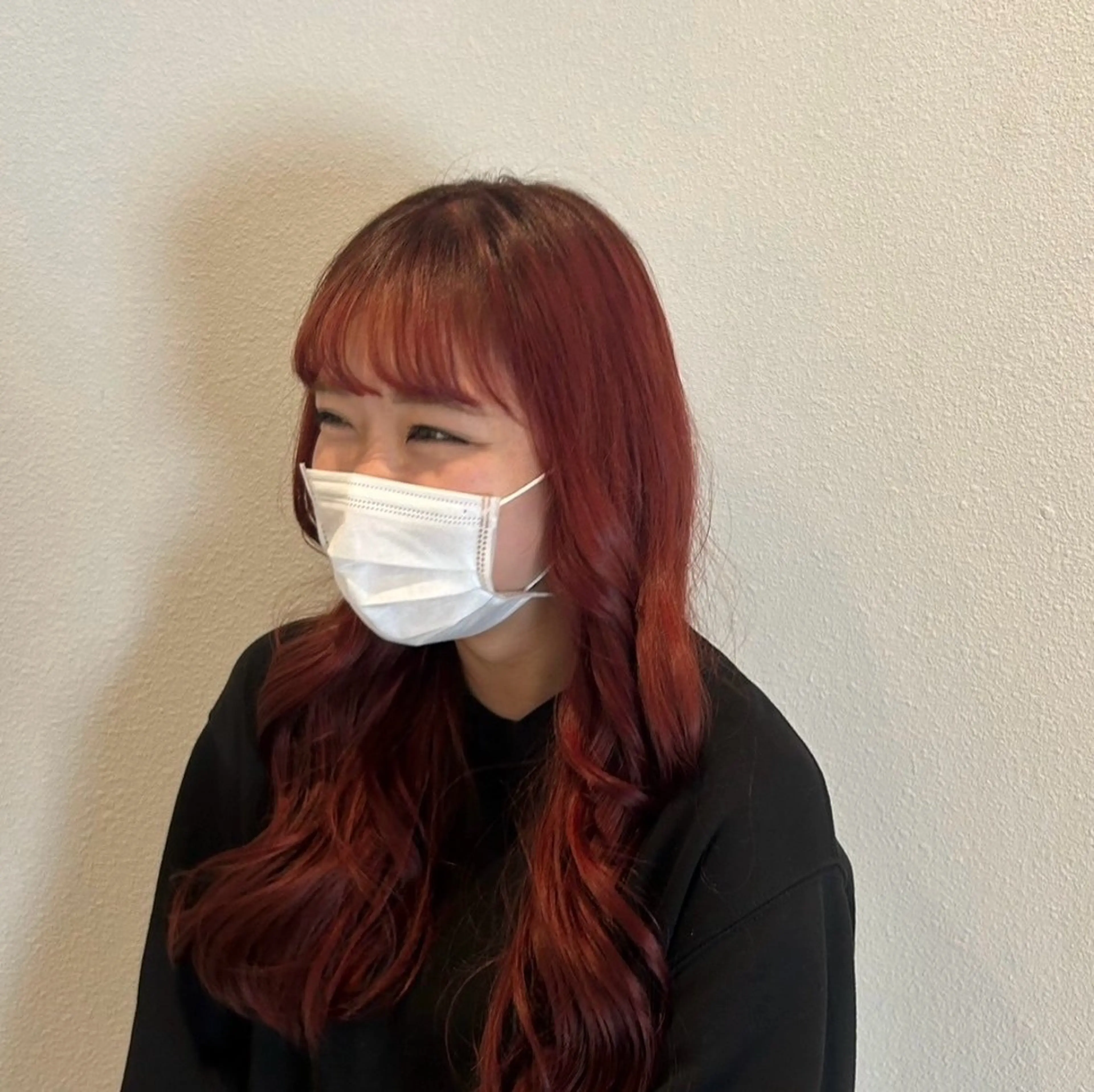 ロング ヘアカラー 夏向/ハイトーン /パーマのヘアスタイル