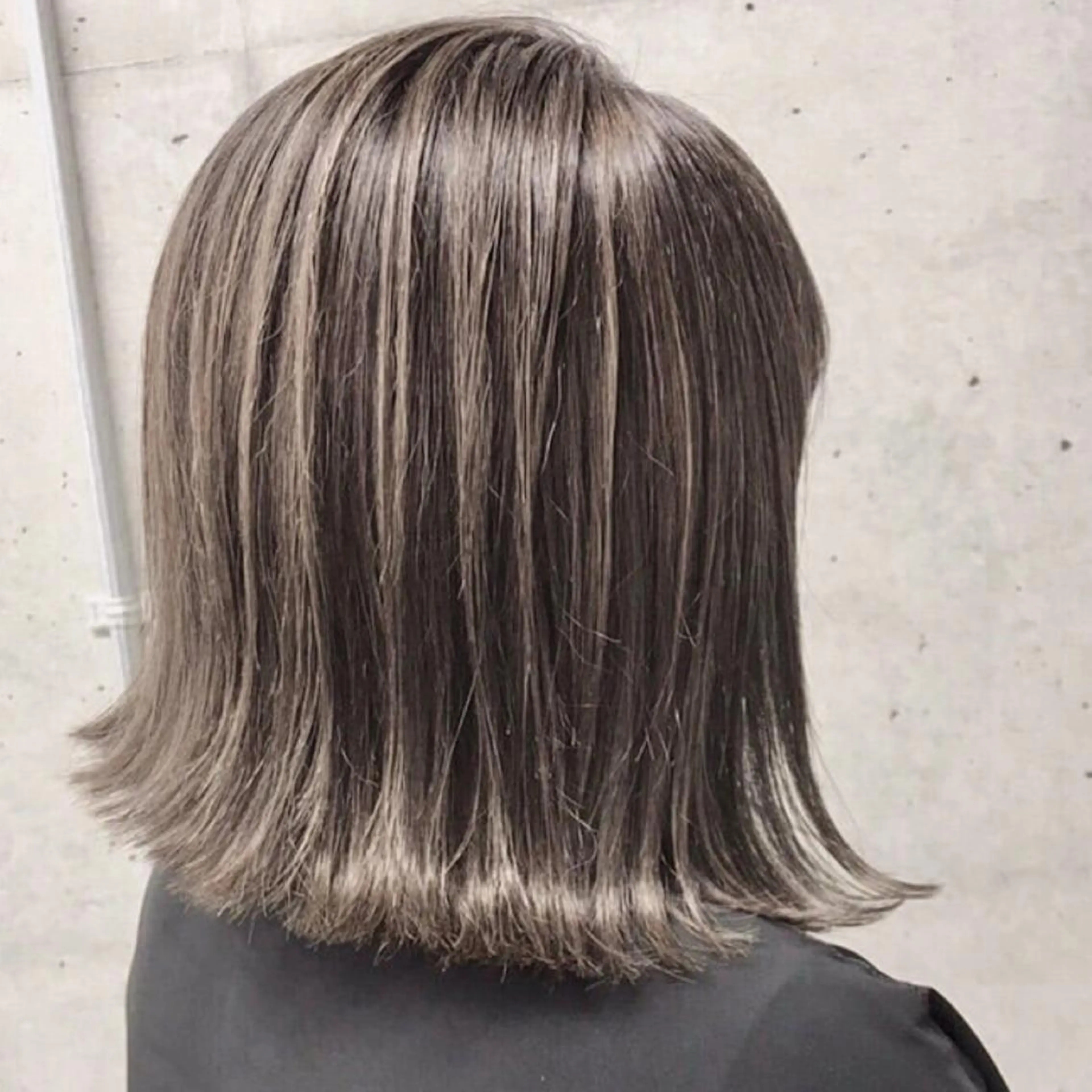 ミディアム ハイライト opus 店長大和 レイヤー/赤み消しのヘアスタイル