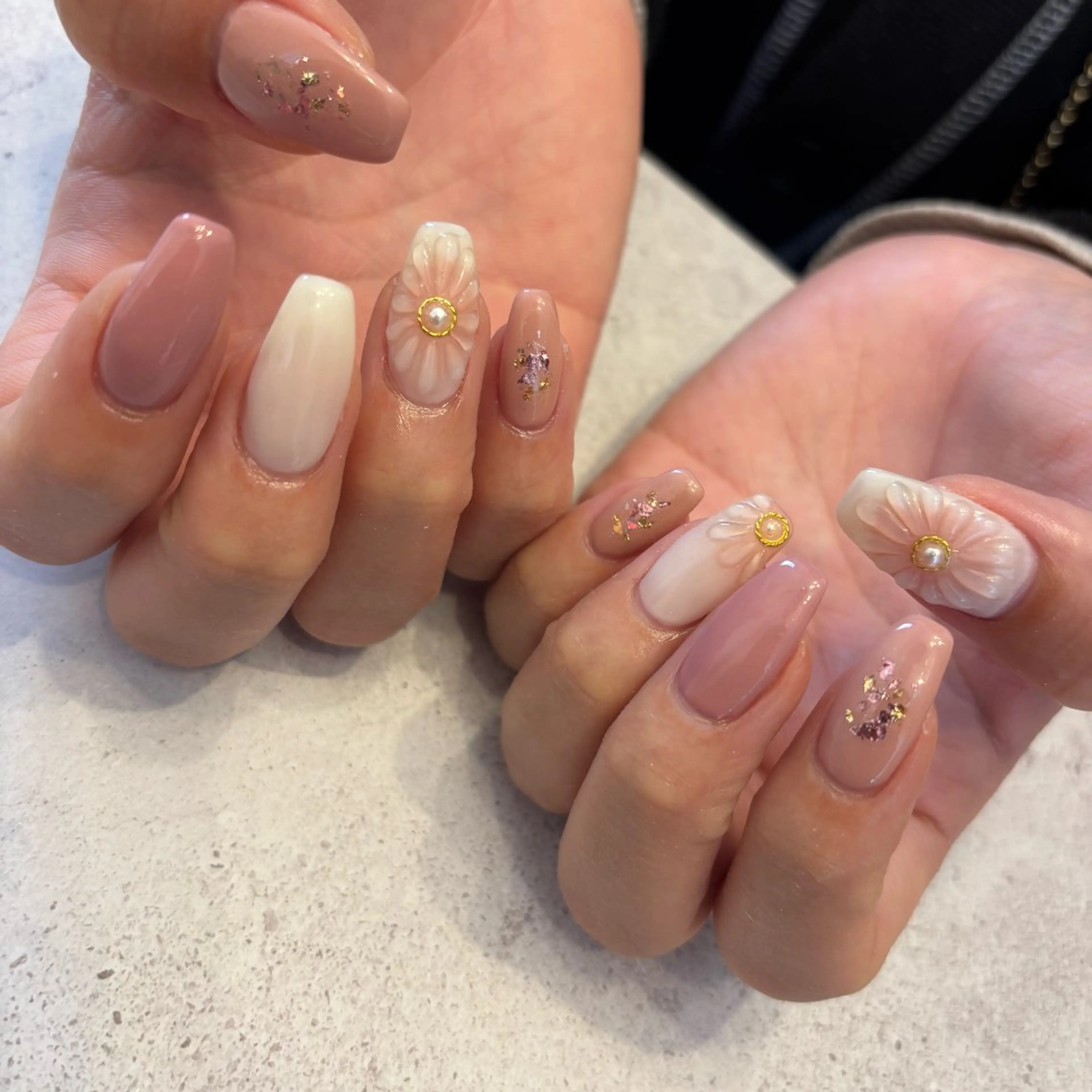 ネイル ハンドネイル Sea  nail by emaのネイルデザイン