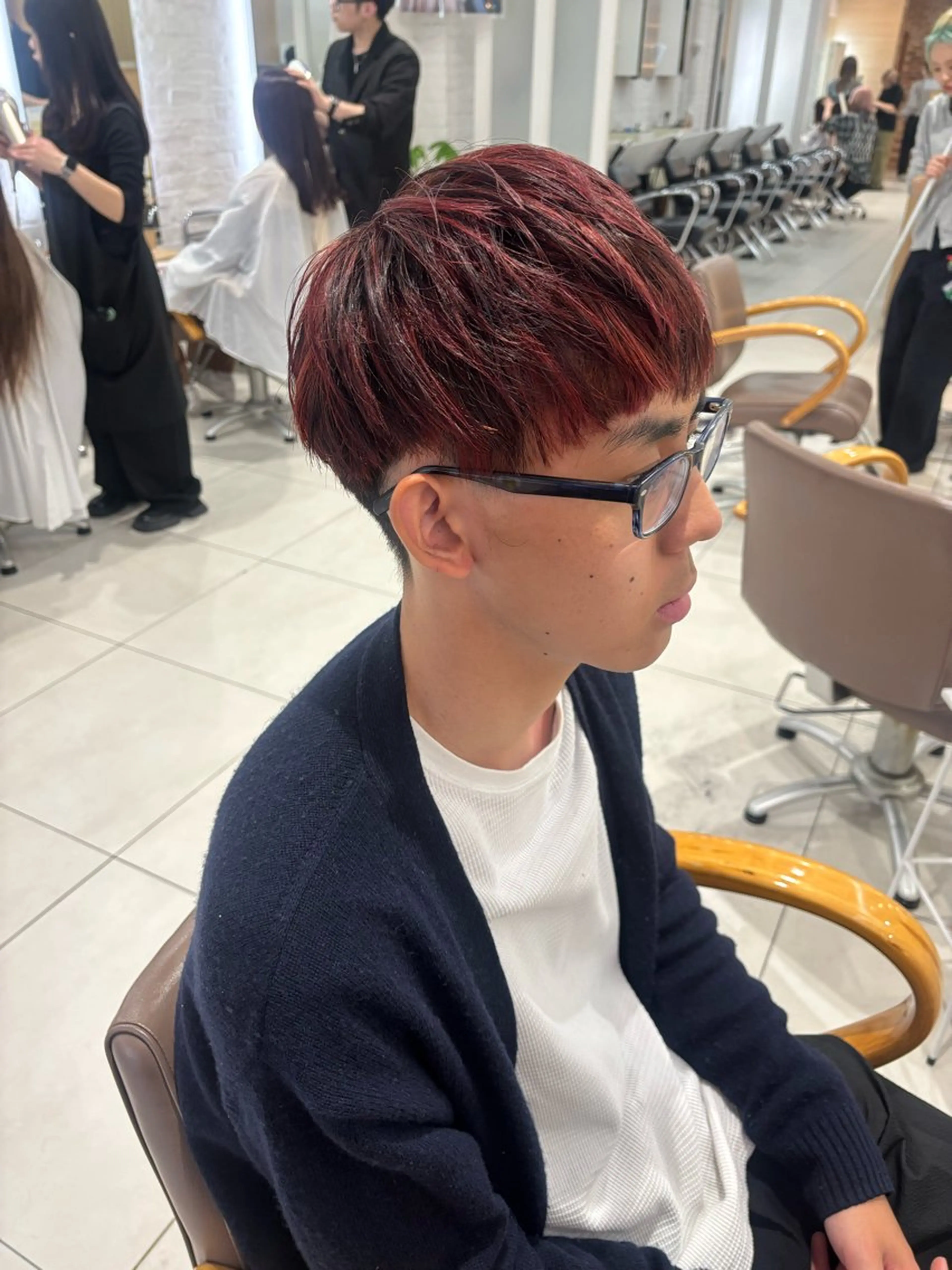 カラー メンズ 💈メンズパーマ カラー💈momoのヘアスタイル