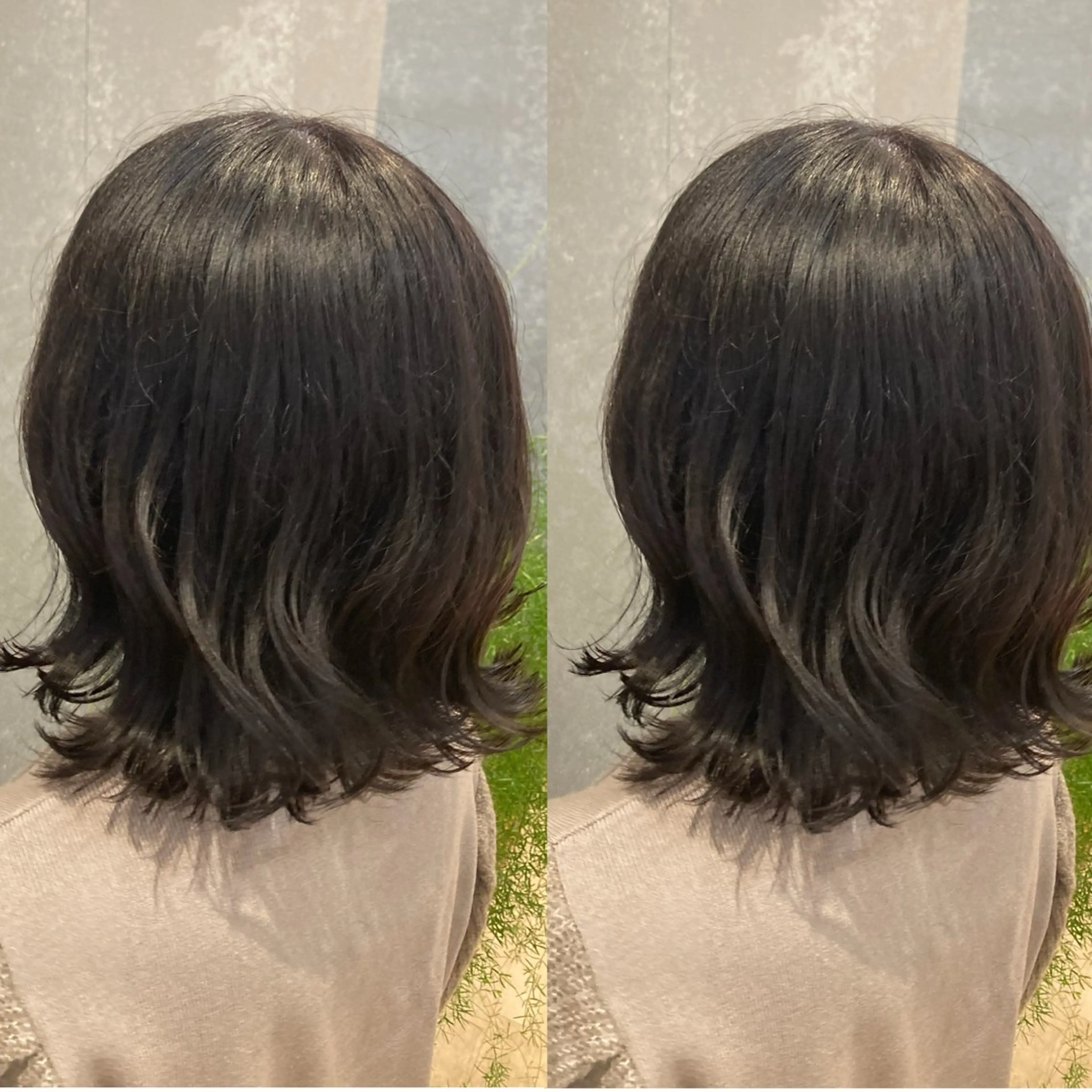 ミディアム カラー schon所属・み うのヘアスタイル