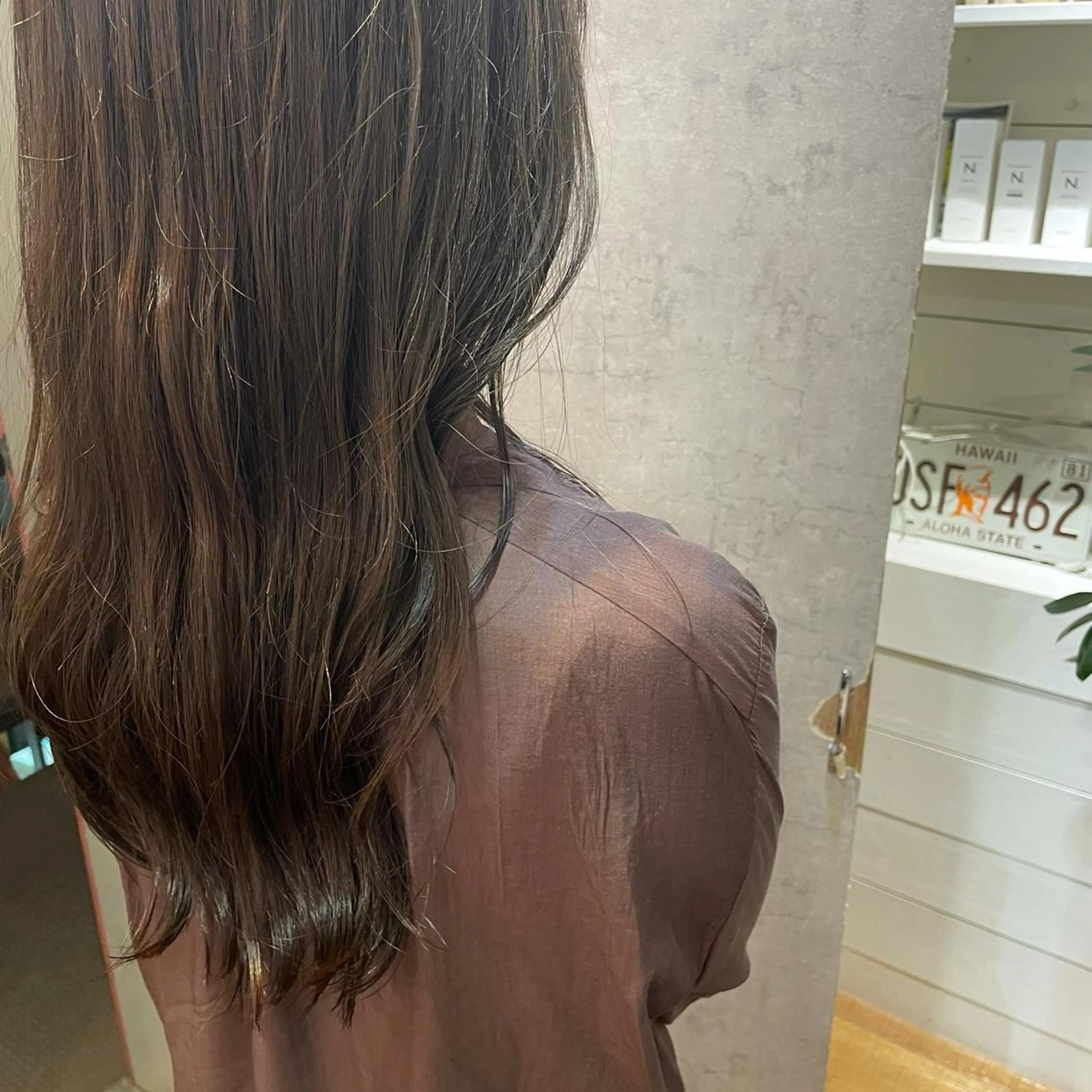 ロング カラー ヘアカラー いいの ひかりのヘアスタイル