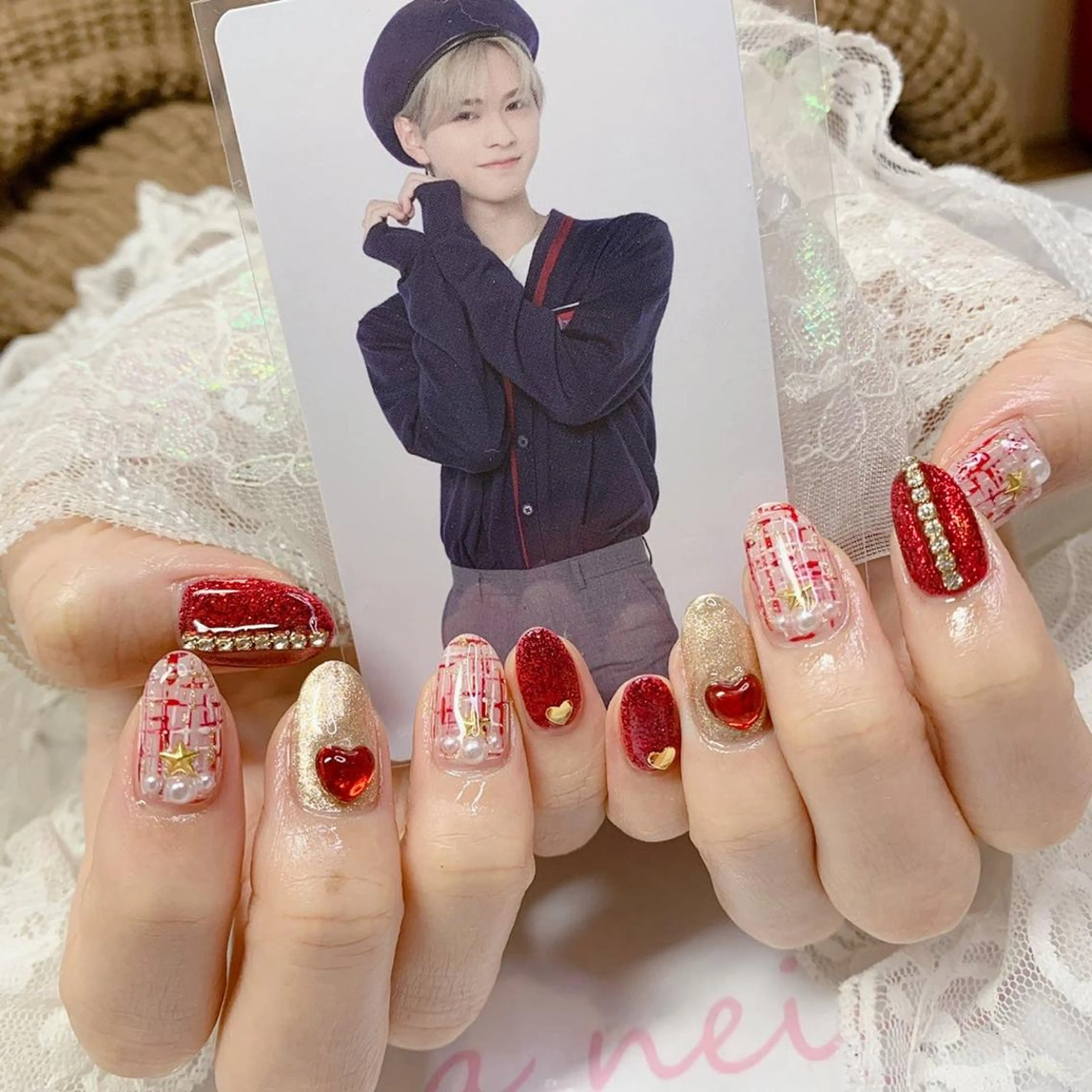 ネイル ハンドネイル La neige* yuki 🥯🍑のネイルデザイン