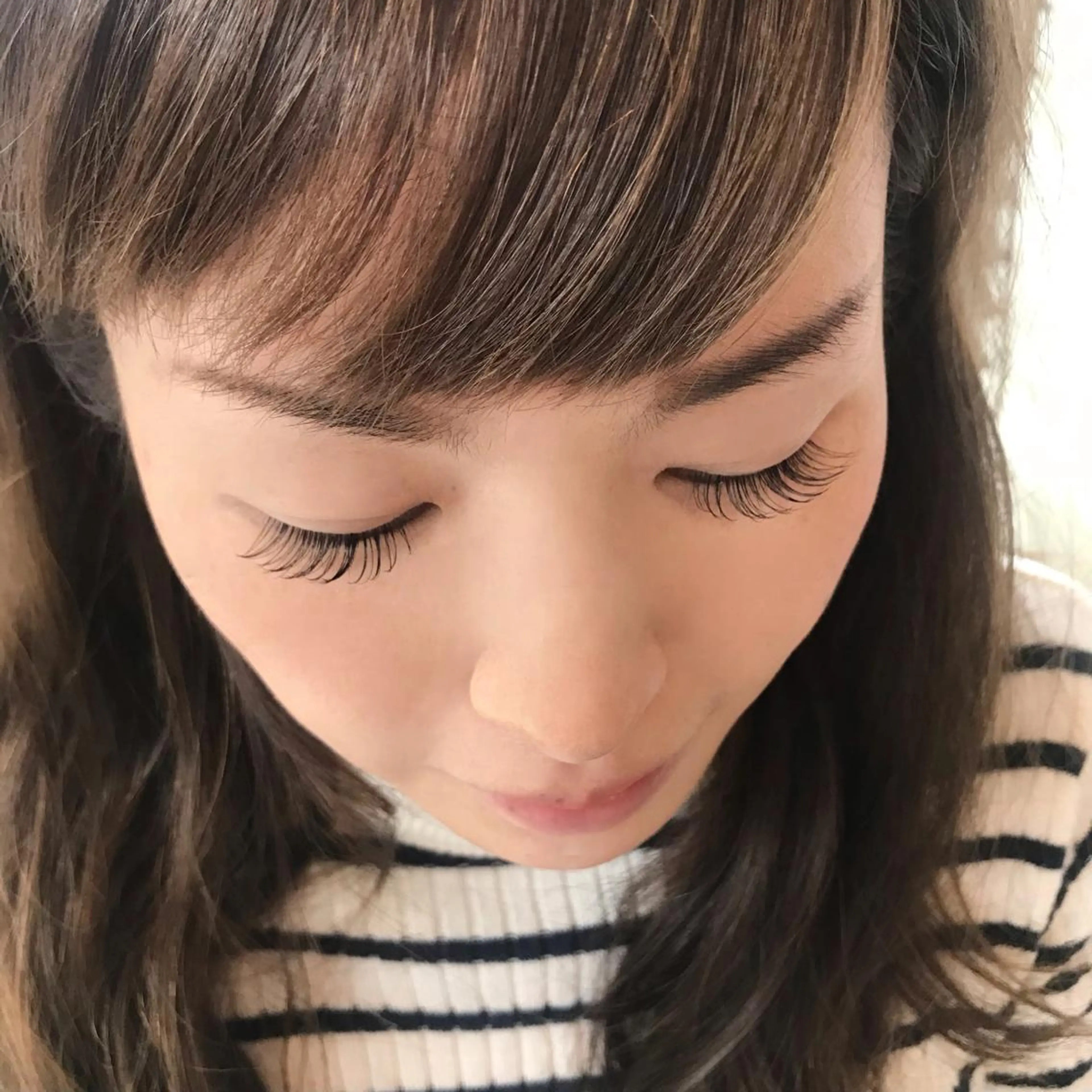マツエク・マツパ CCカール Cカール 目尻長め ナチュラル マツエク francesca eyelash所属・中島 顕子のマツエク・マツパデザイン