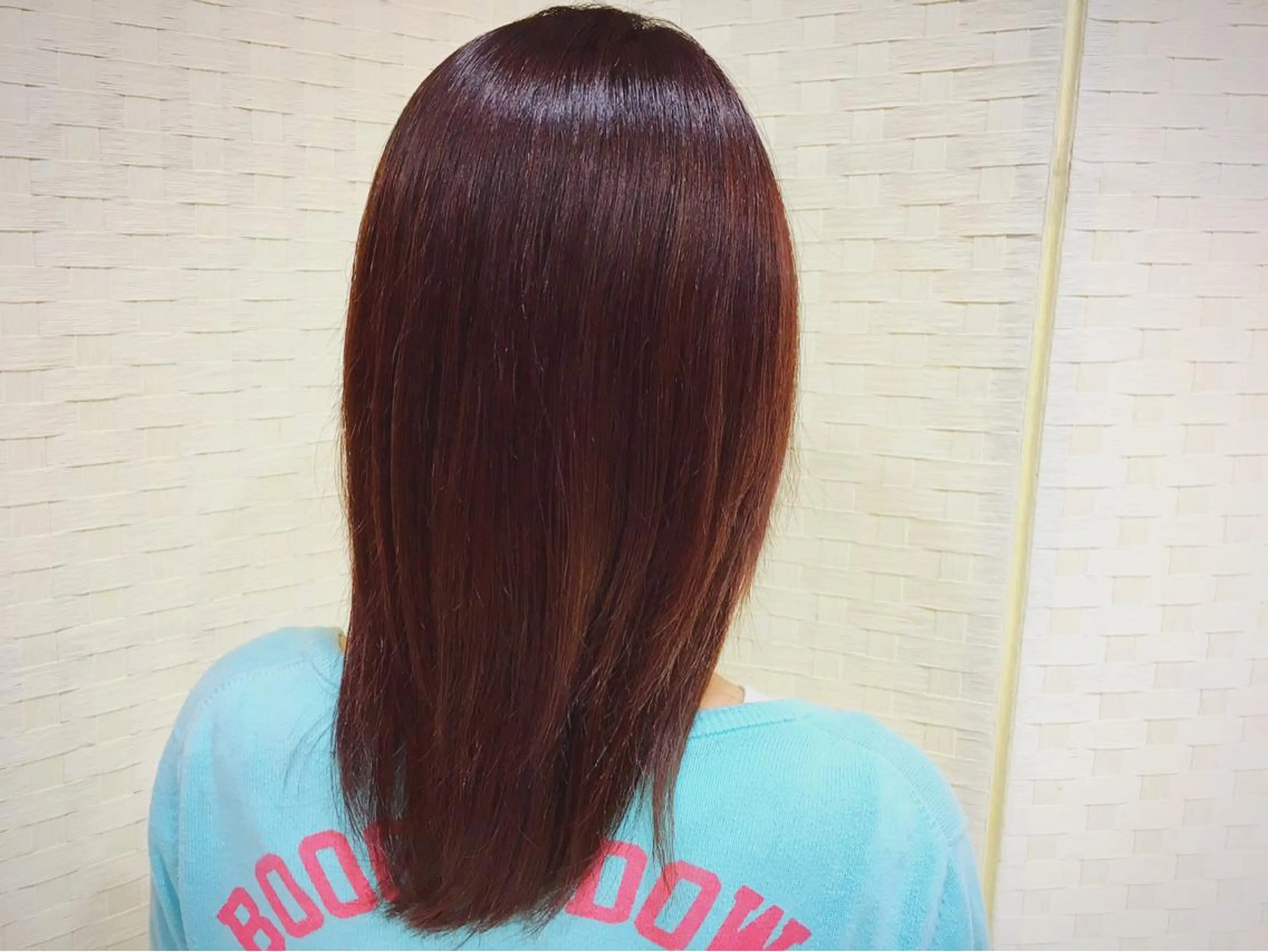 ミディアム セミロング ロング カラー boutique misakiのヘアスタイル