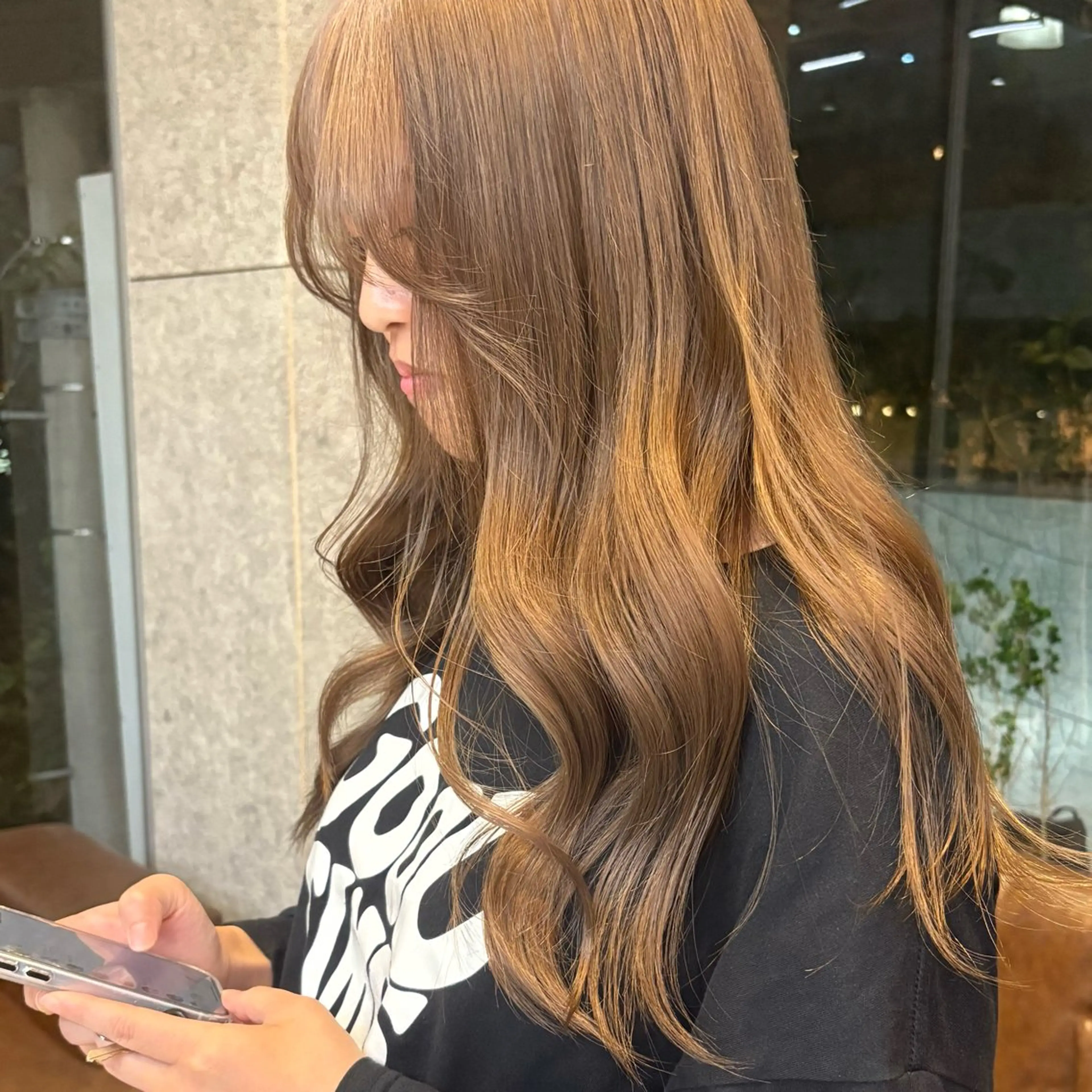 ロング カラー ベージュカラー ヘアカラー ブリーチカラー特化 🌱/渡邉日向のヘアスタイル