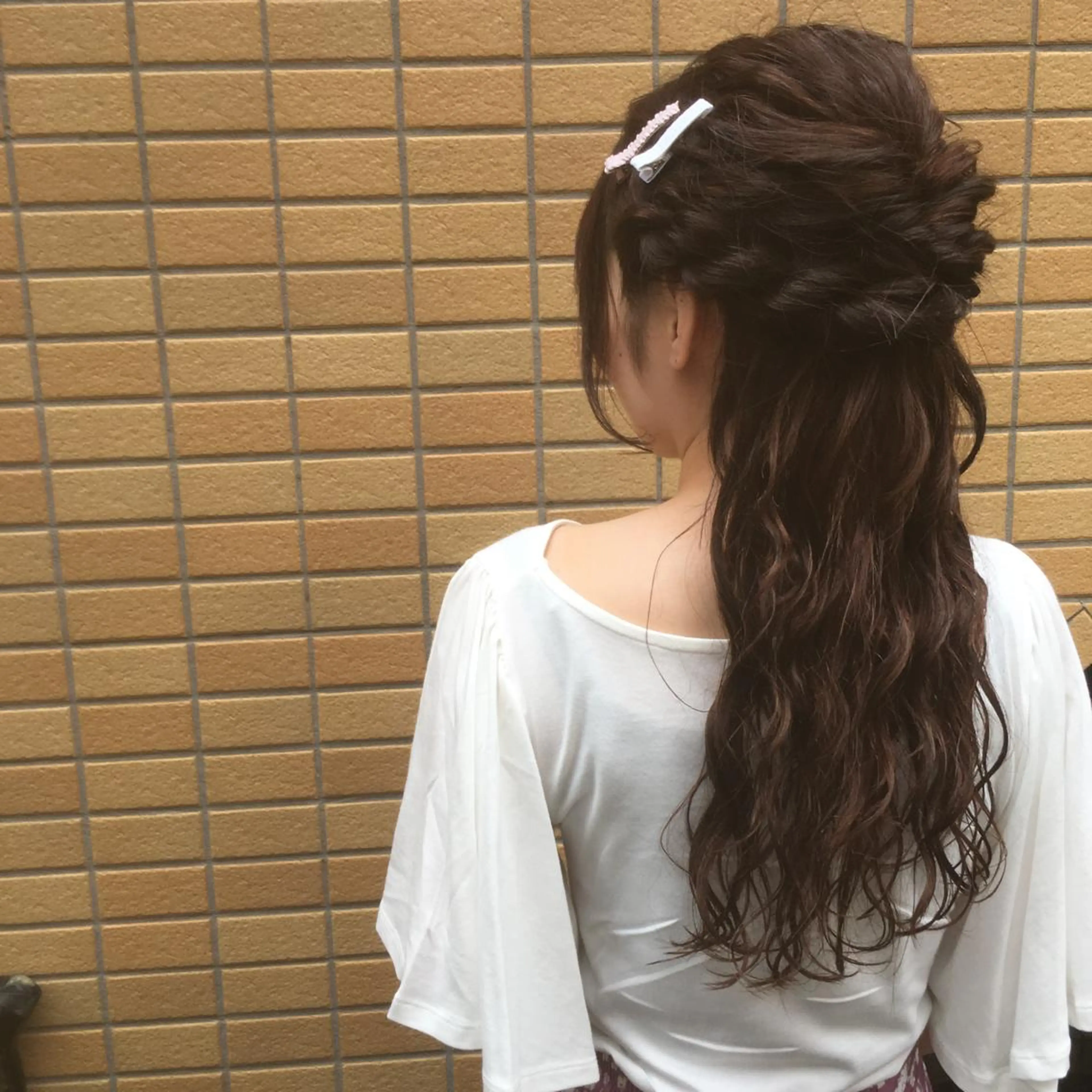 ロング ヘアアレンジ ヘアセット しのはら まどかのヘアスタイル