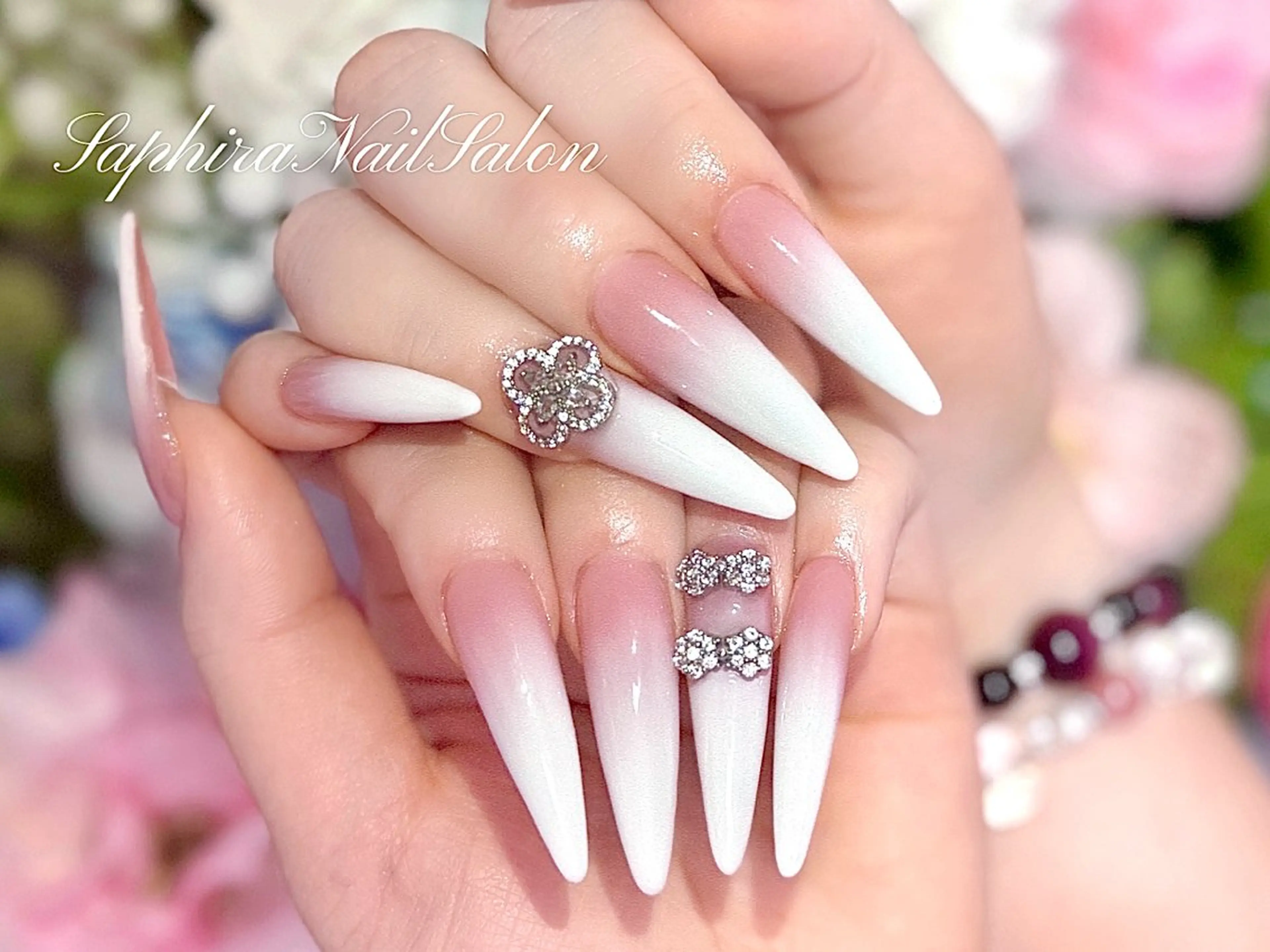 カラー ハンドネイル Saphiraネイル サロン錦糸町のネイルデザイン