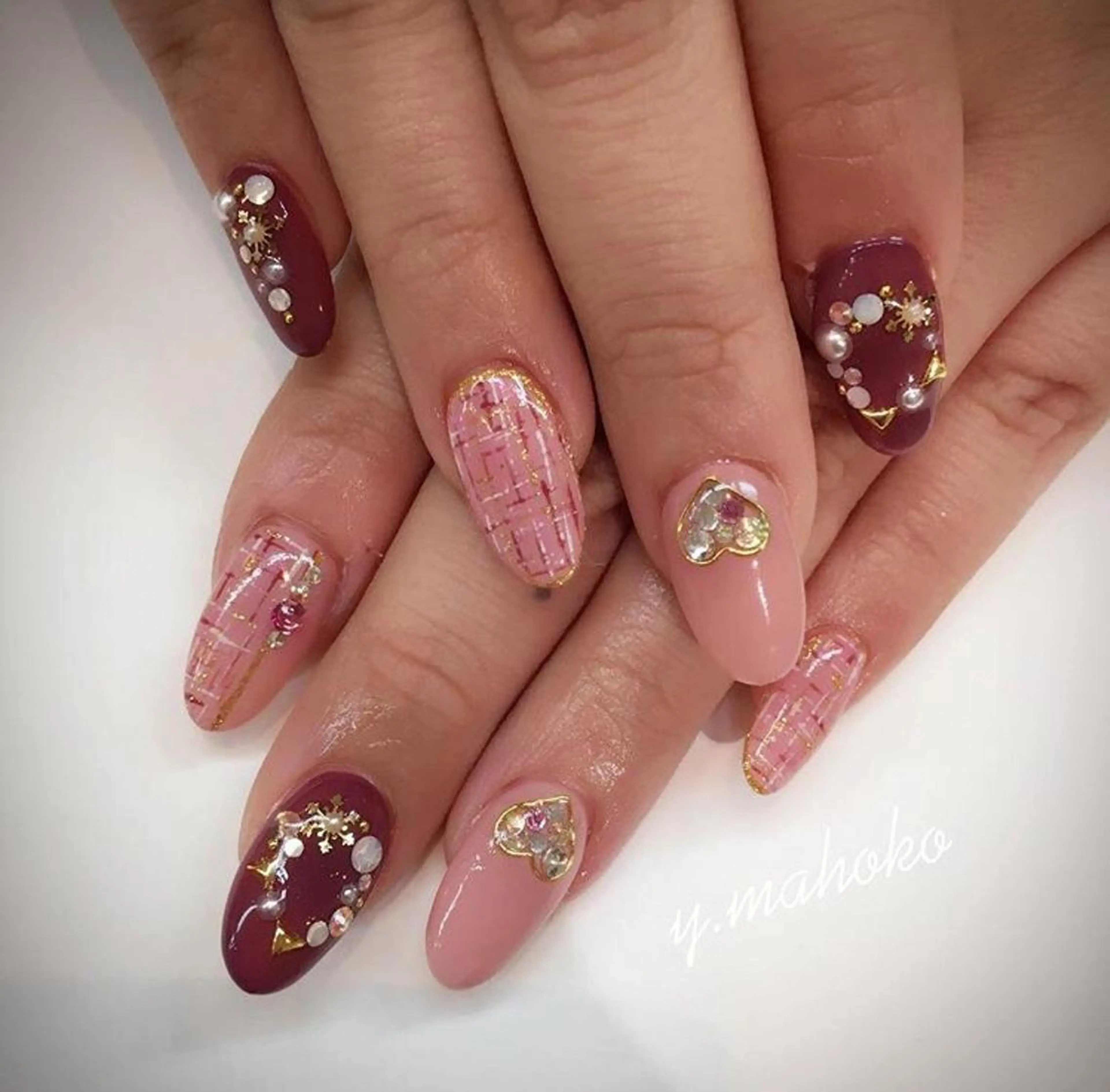 ネイル She nail studio 原宿所属・パラジェル有/ スカルプ/mahoのネイルデザイン