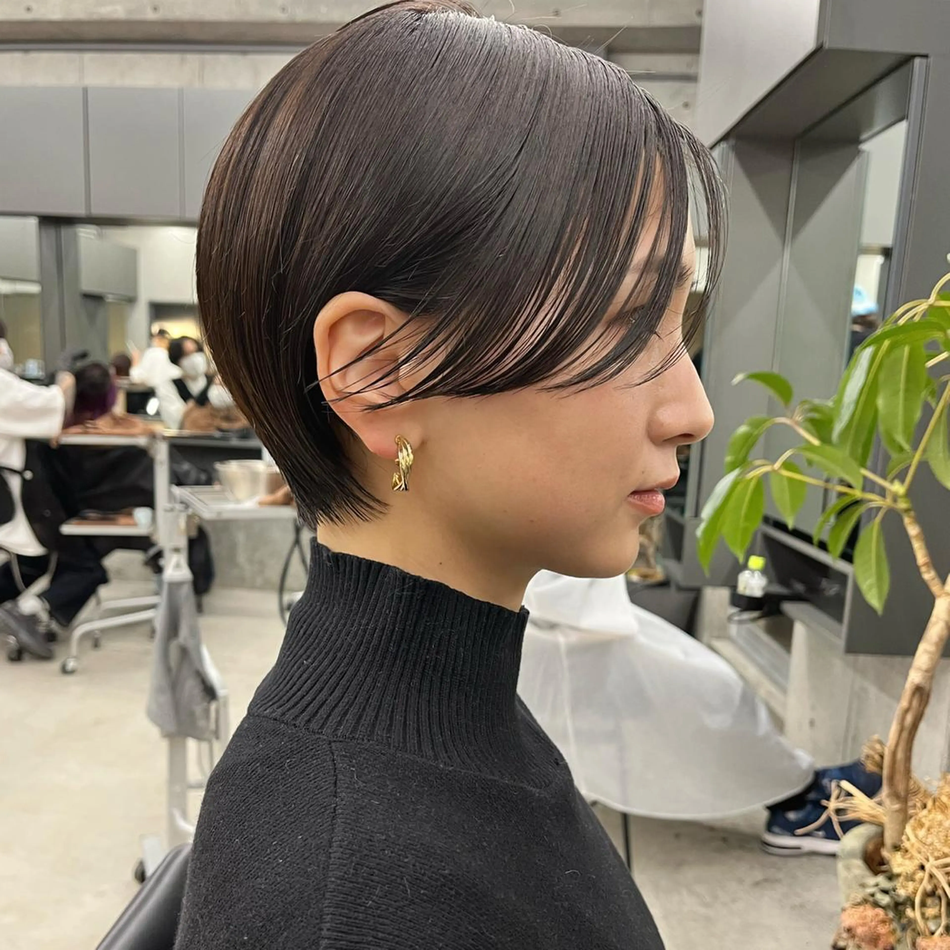 ショート カット トリートメント レイヤー/柔色 カラー/SAkiのヘアスタイル