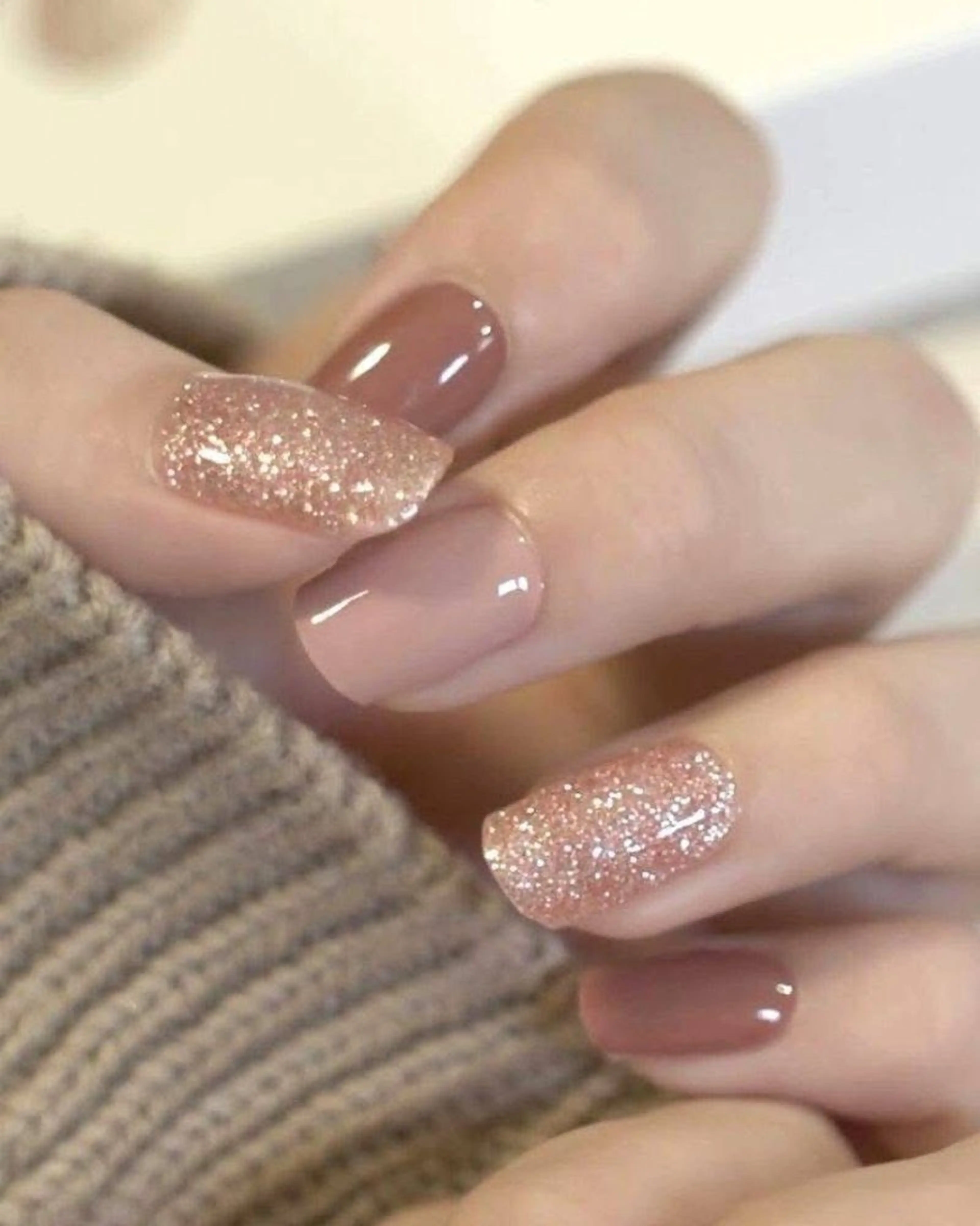 ネイル 韓国ネイル 持ち込み ニュアンスネイル ネイルチップ ハンドネイル ROSE ANA CHUO 本川越のネイルデザイン