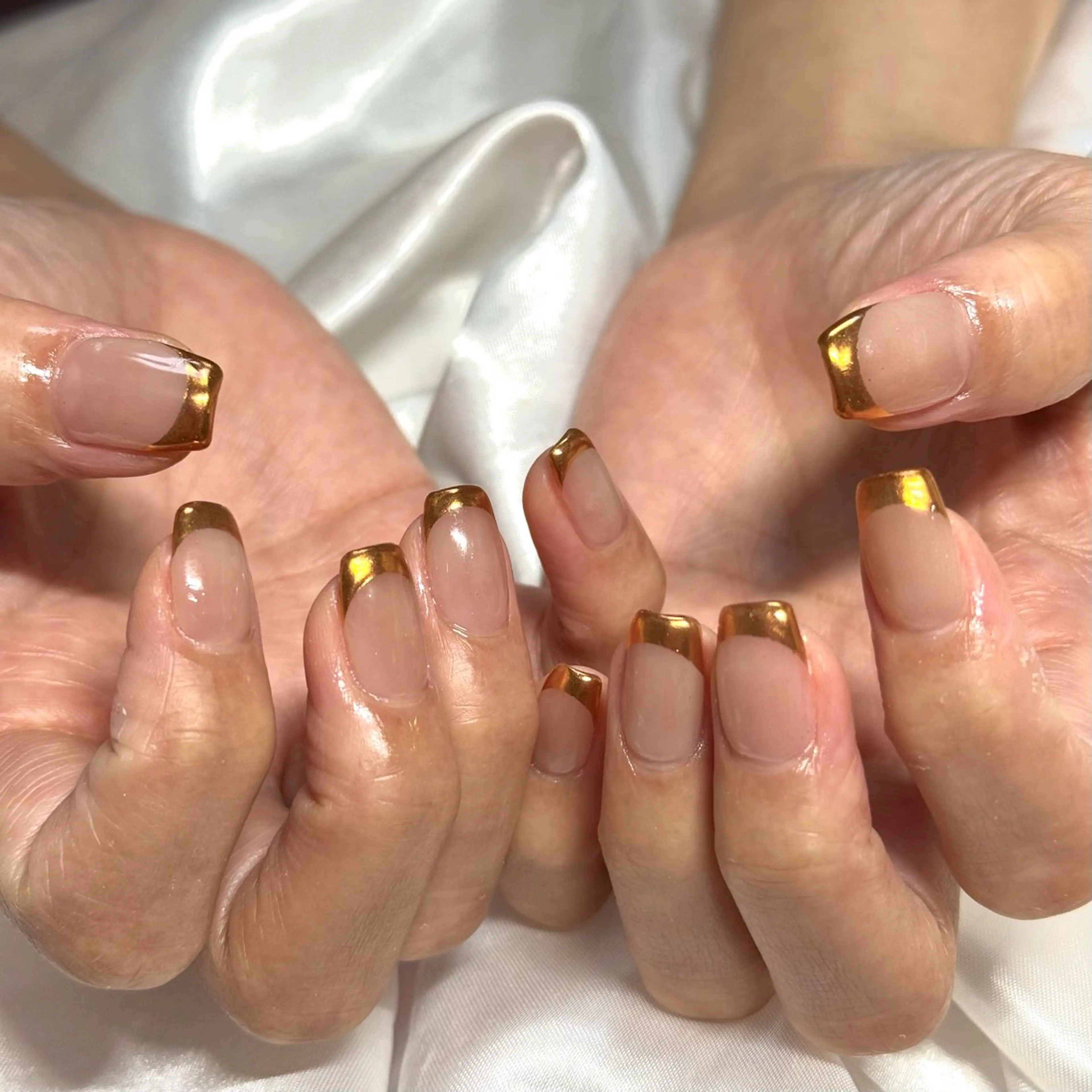 ネイル ハンドネイル OKIKA所属・【OKIKA】 らん🦖🌈🧡のマツエク・マツパデザイン