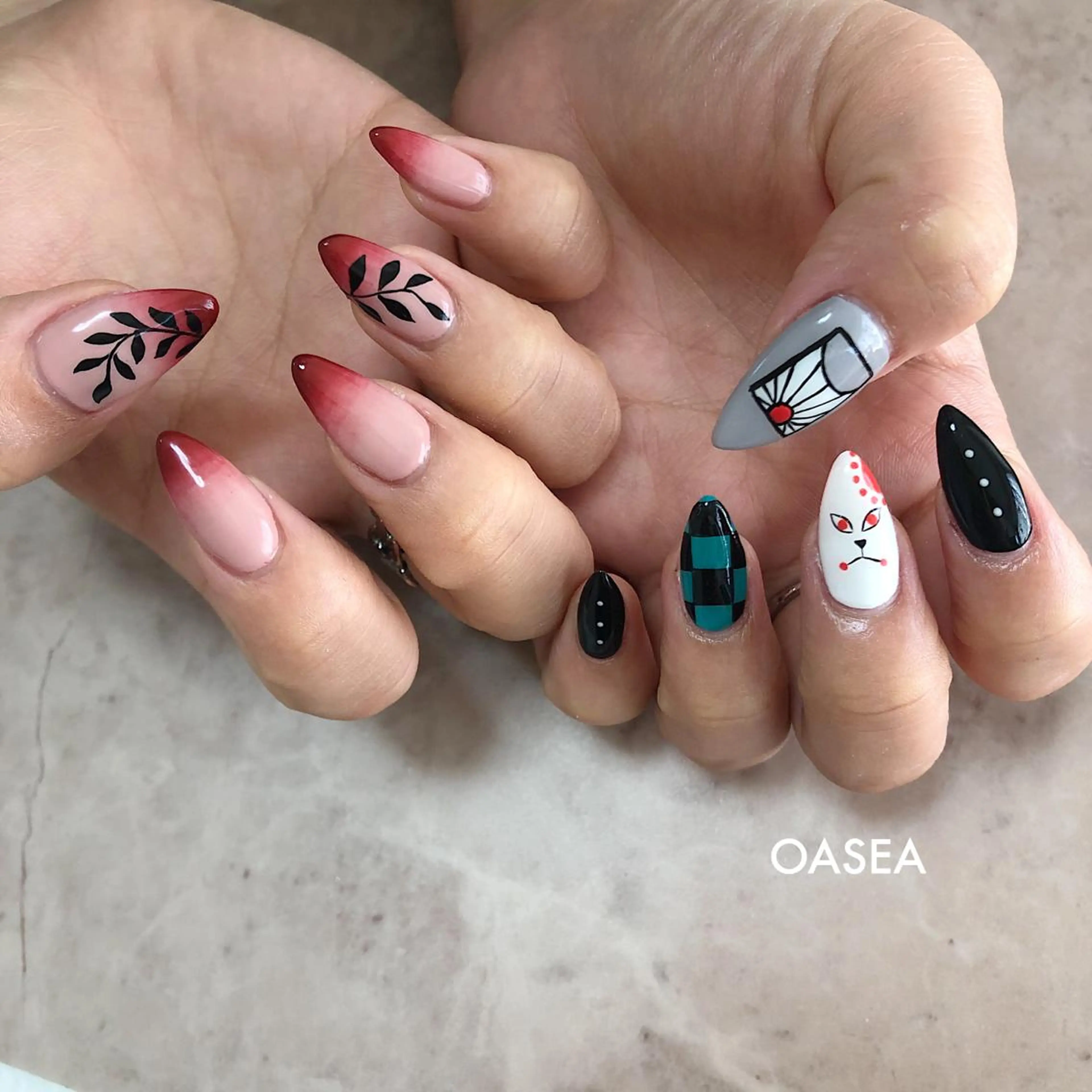 ネイル ハンドネイル 🌞💜 KAORI 🌴のネイルデザイン