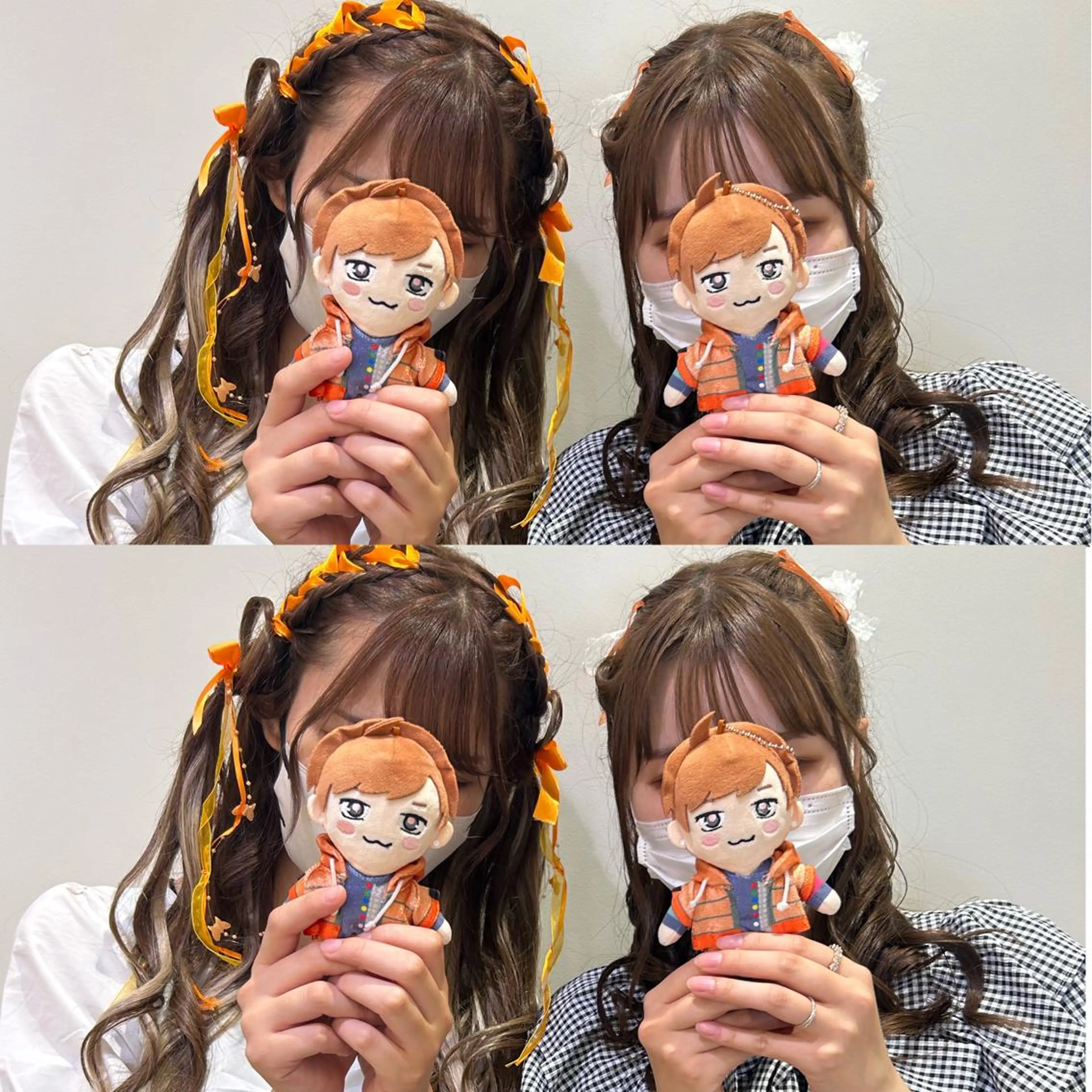 ロング ヘアアレンジ エクステ エクステ ヘアセット ミユ🎀エクステ 🎨デザインカラーのヘアスタイル