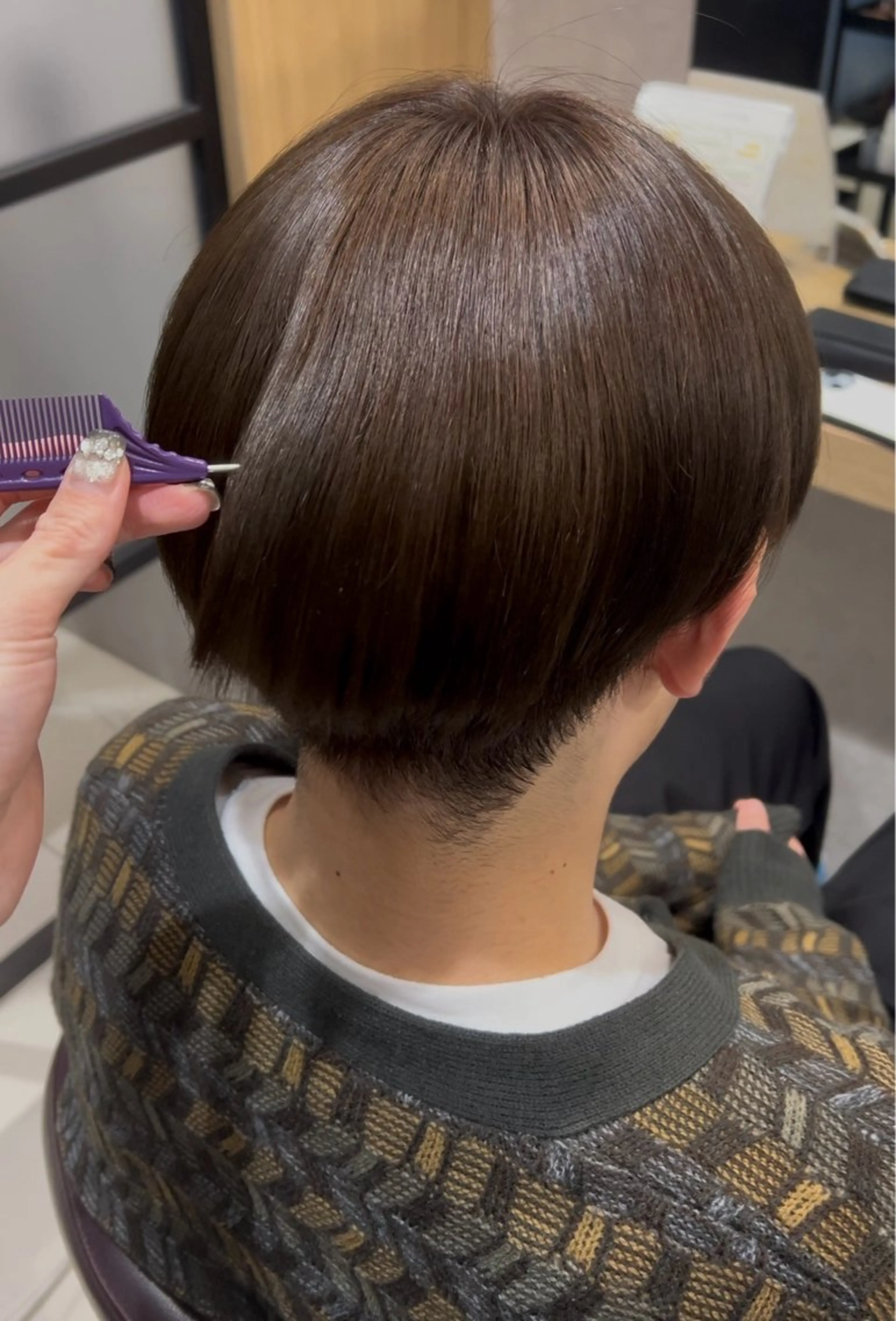 カラー 大澤 勝悟のヘアスタイル