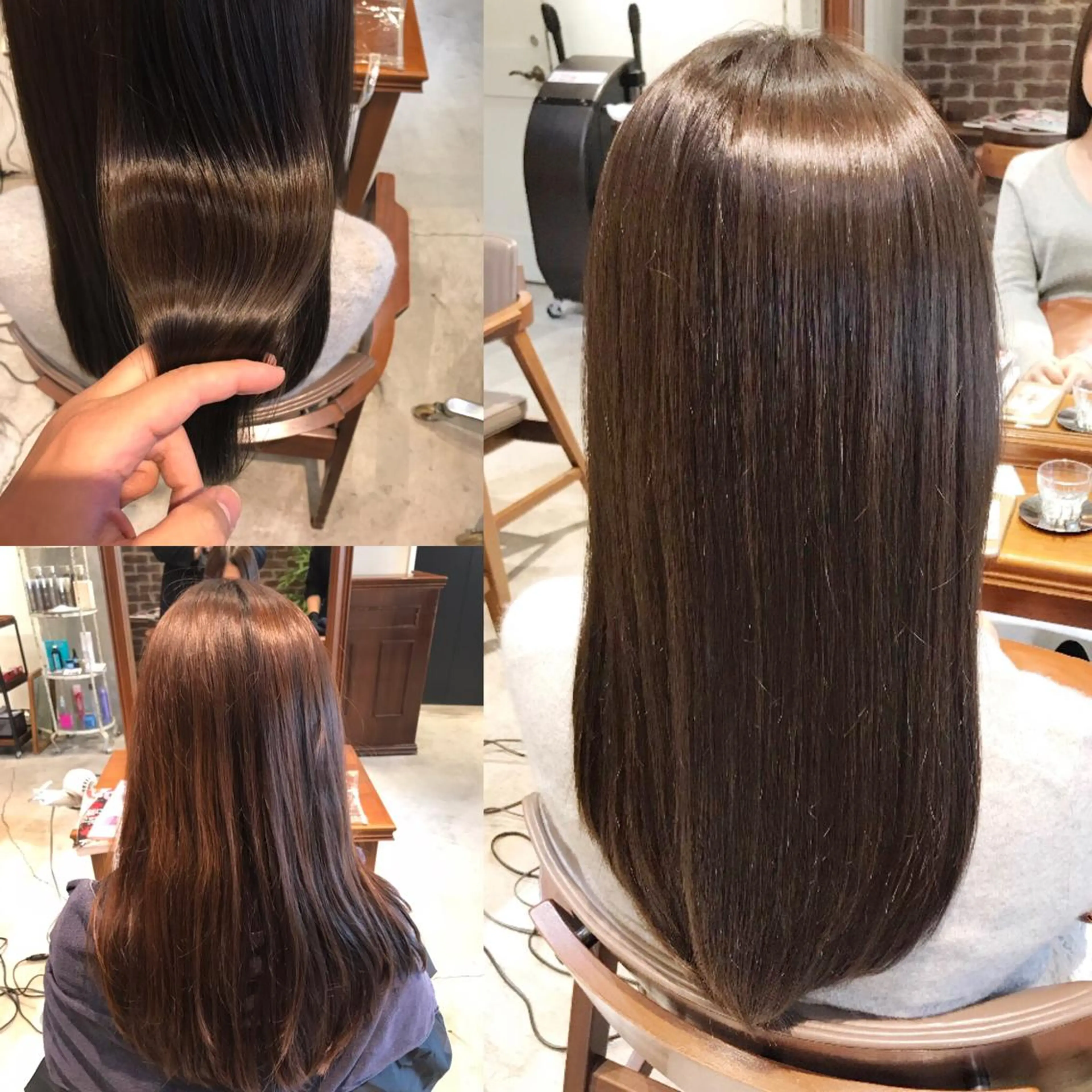 ロング カラー ヘアアレンジ アッシュ アッシュグレー カット ヘアカラー トリートメント ヘッドスパ SALOWIN銀座VORT所属・小林 佳祐のヘアスタイル