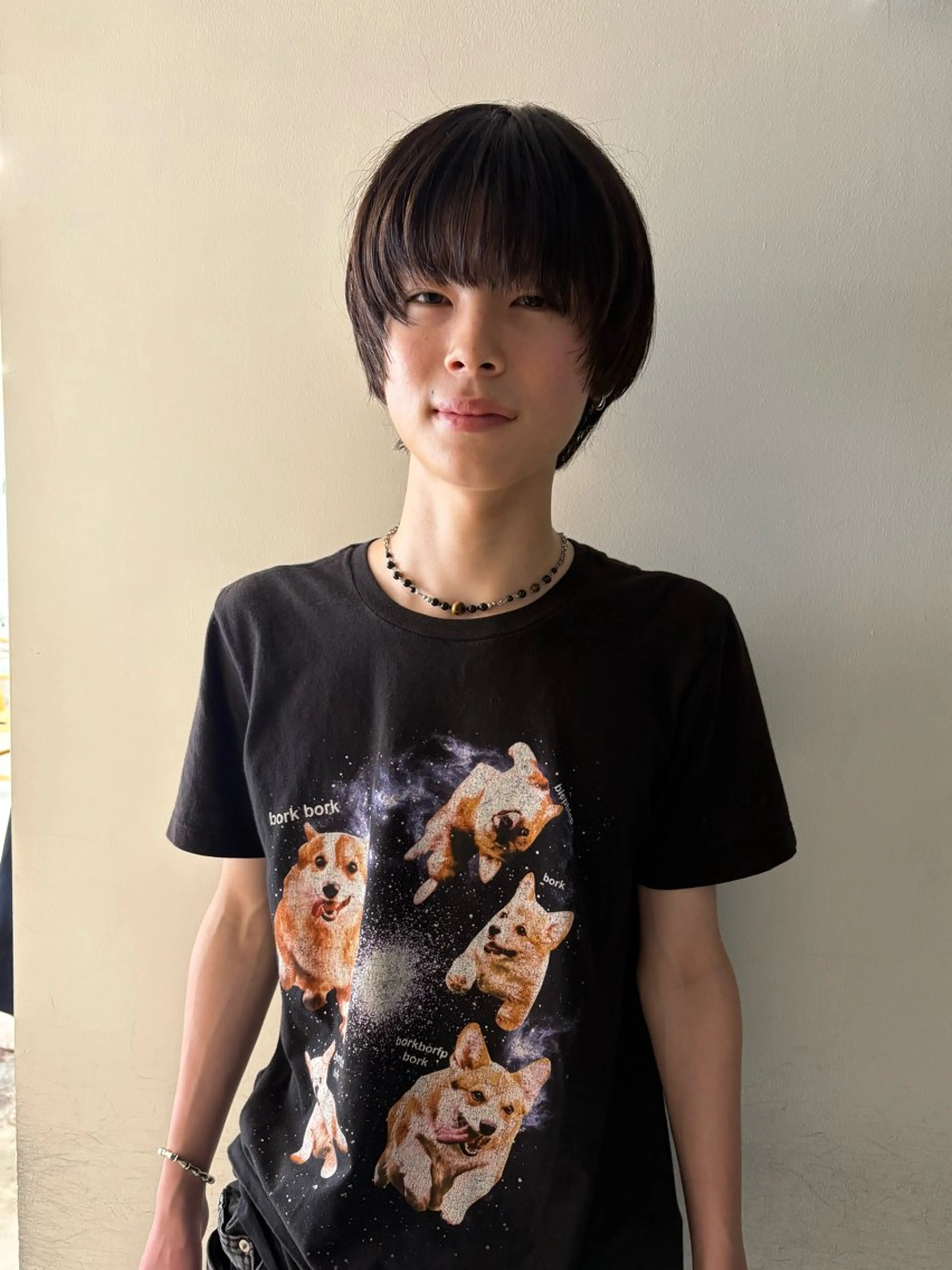 ショート メンズ メンズブリーチ ボブ 顔まわりレイヤー 髪質改善 レイヤーカット カット MARI ｟津田沼駅｠のヘアスタイル