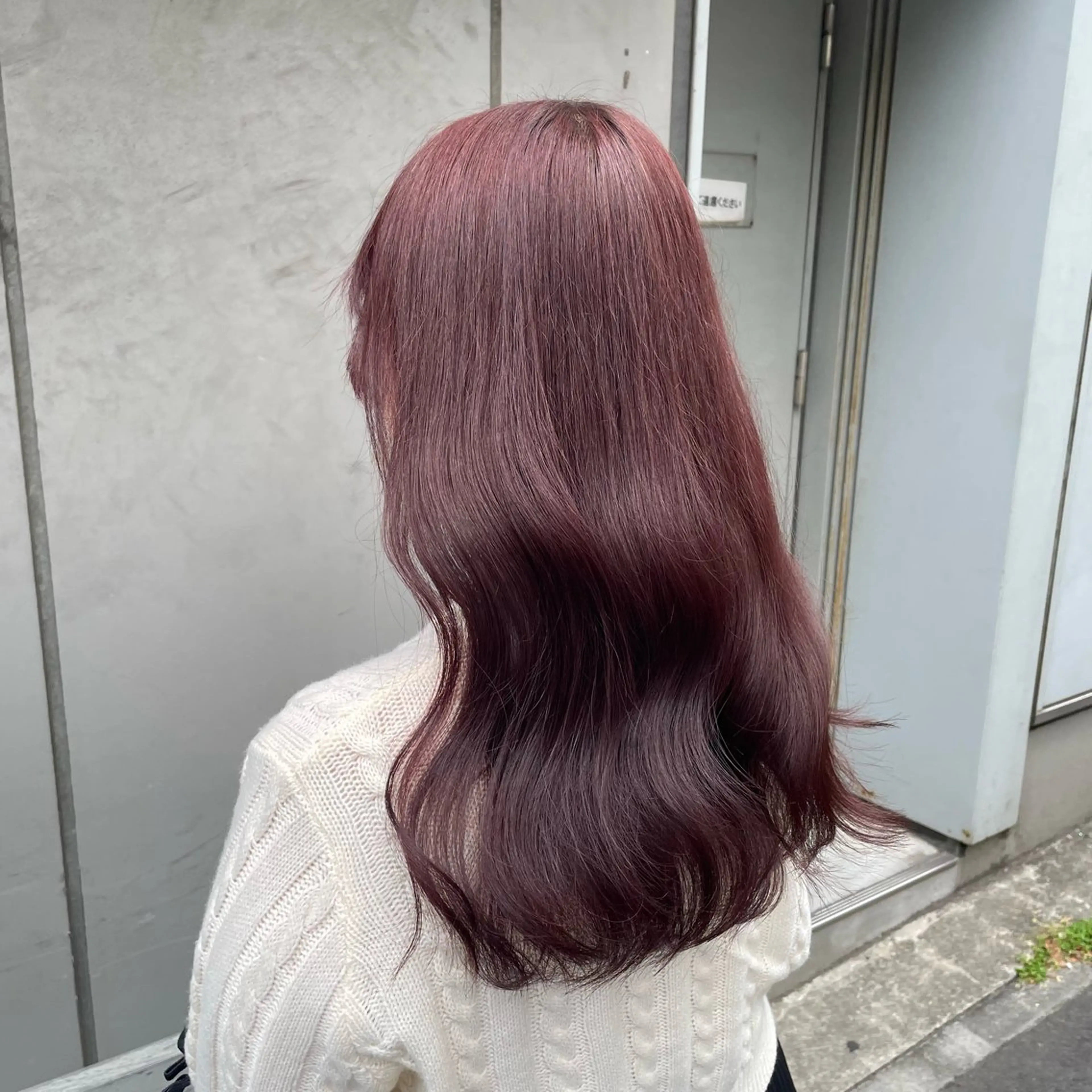 セミロング カラー ヘアカラー トリートメント ヘッドスパ ヘアセット 大人っぽ♡上品な暖色 ♡ブリーチなし♡のヘアスタイル