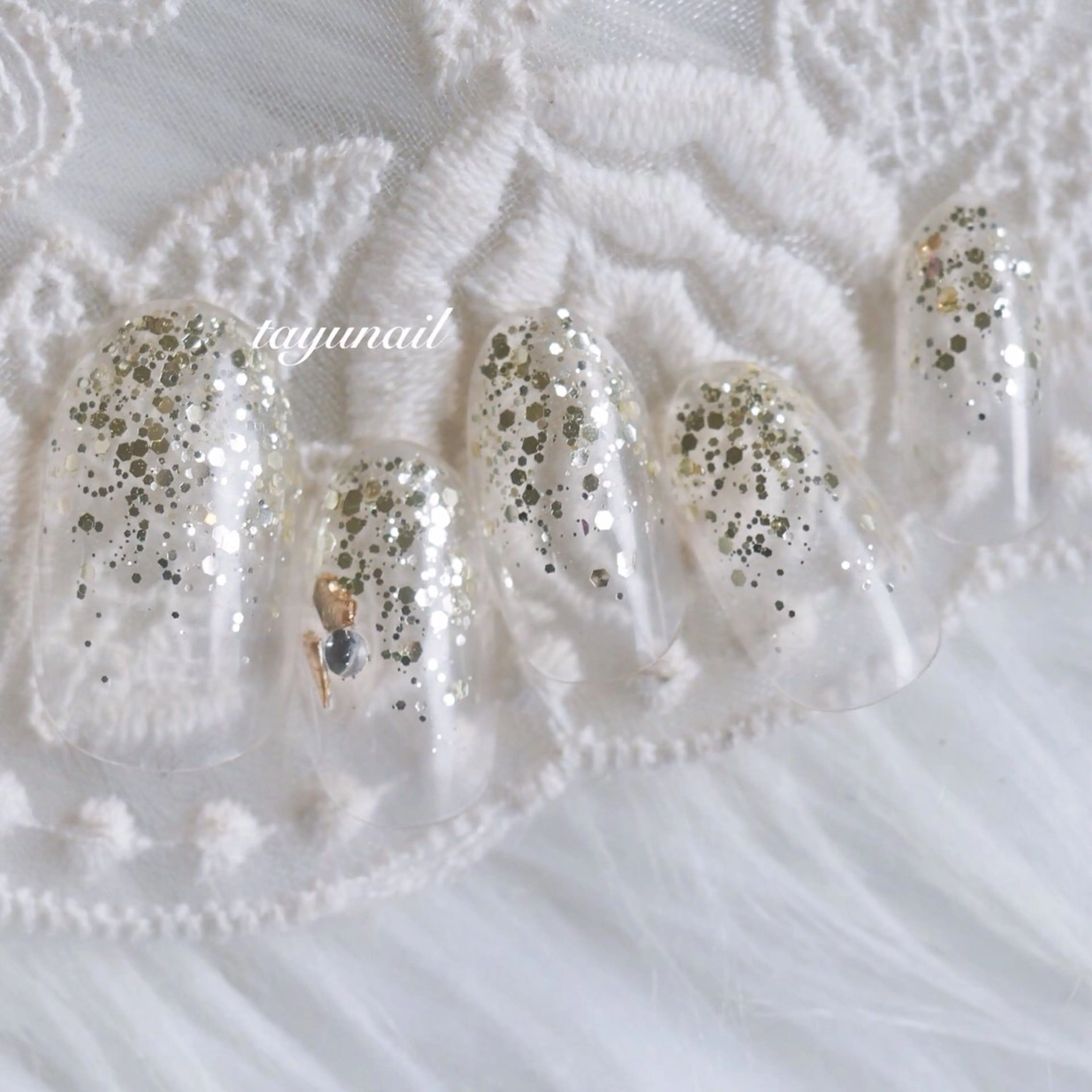 ネイル アートネイル ジェルネイル パラジェル シンプルネイル ハンドネイル ネイルサロン・ネイルスクール　たゆnail所属・ネイルサロン 【たゆnail】のネイルデザイン