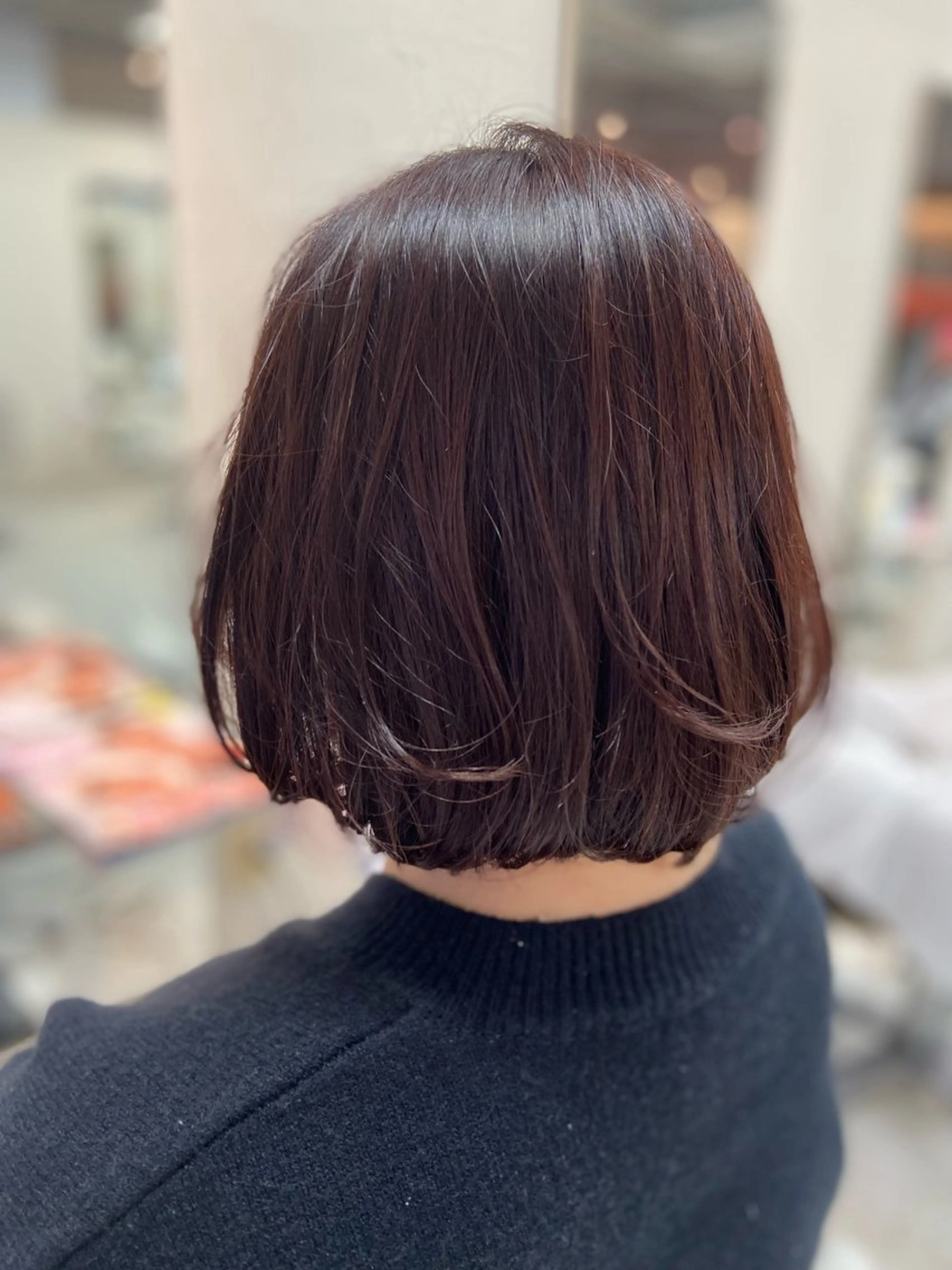 ミディアム ボブ 菊地 美憂のヘアスタイル