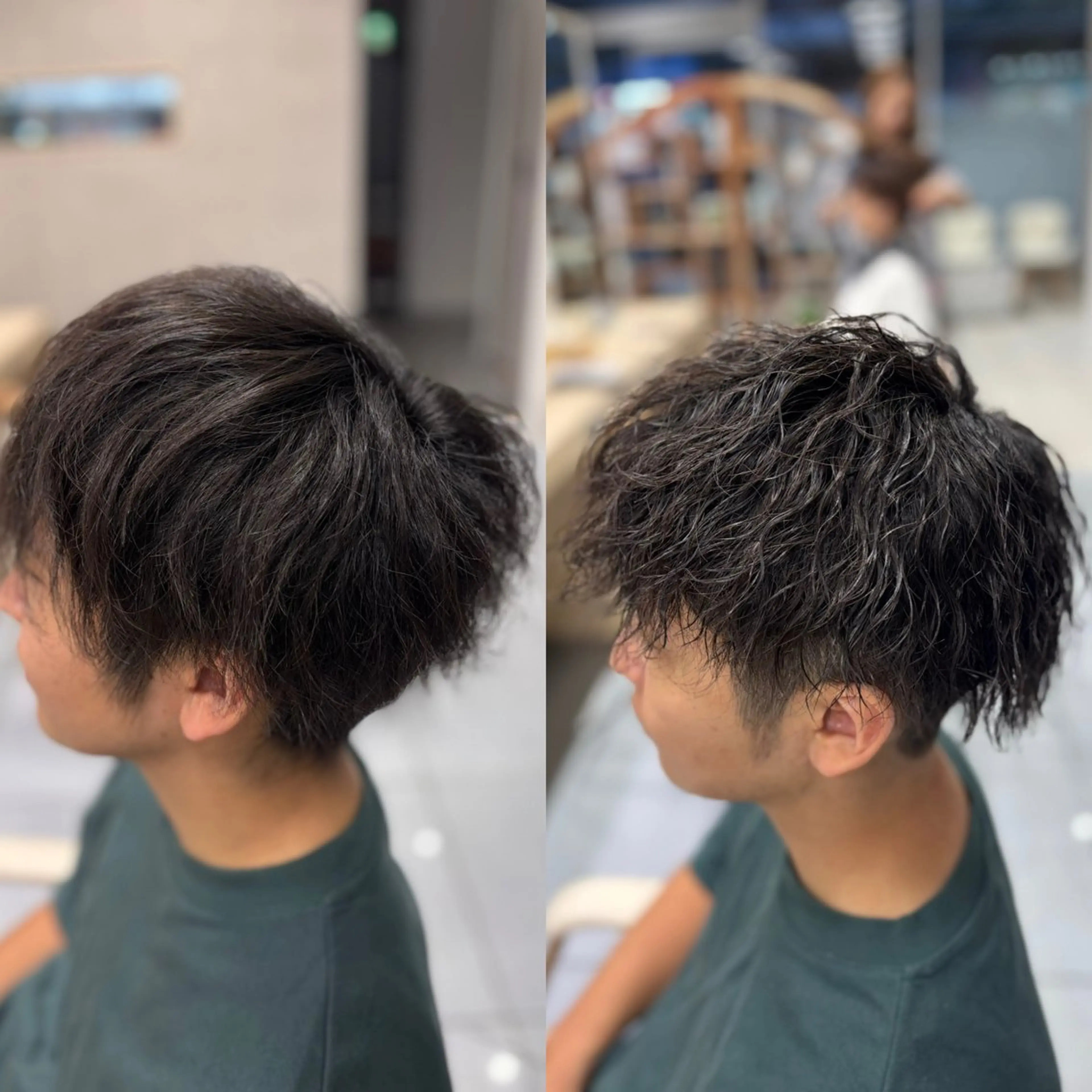 ショート パーマ カット パーマ メンズ特化韓国風 パーマスタイル/りんのヘアスタイル