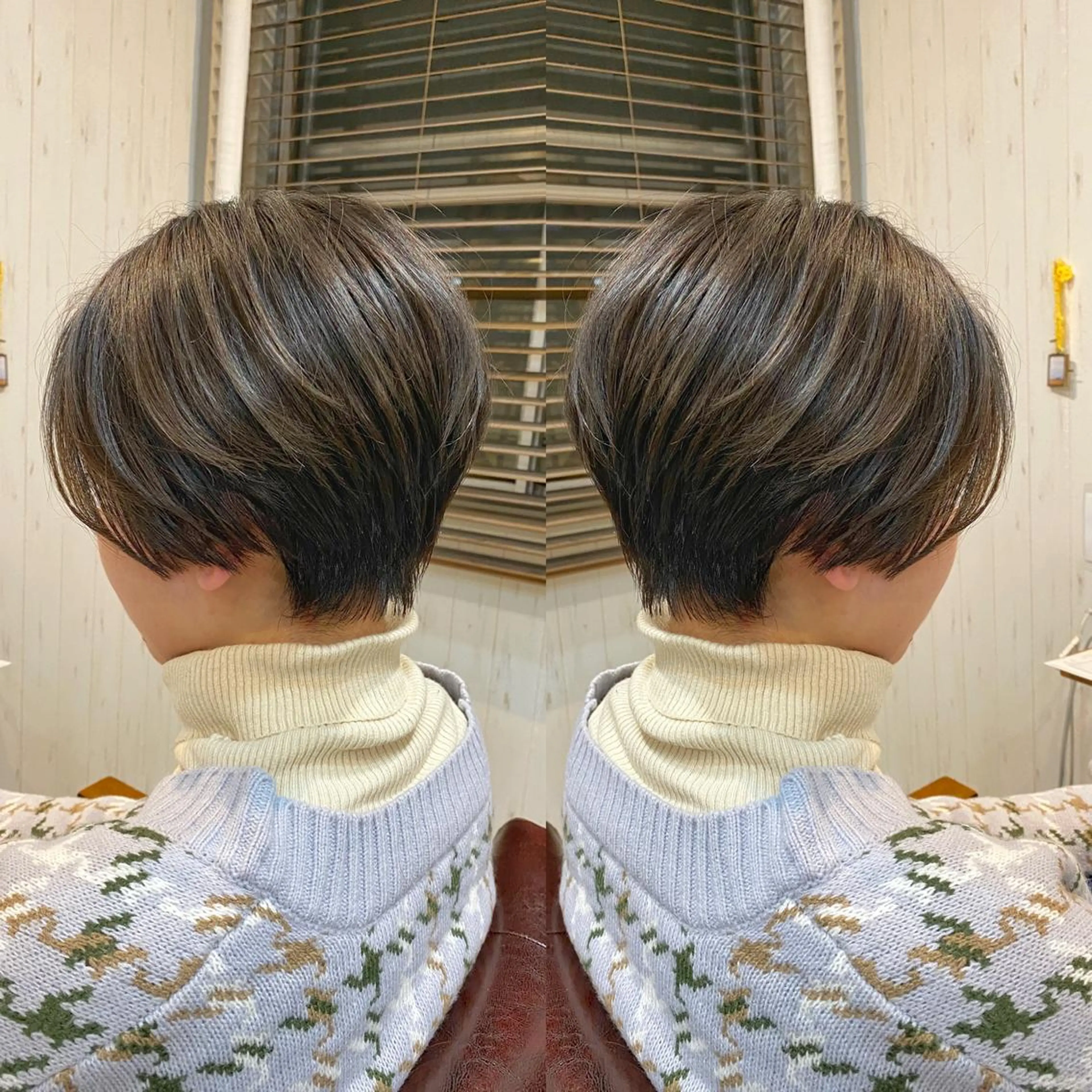 ショート カラー [店長]加地 峻のヘアスタイル