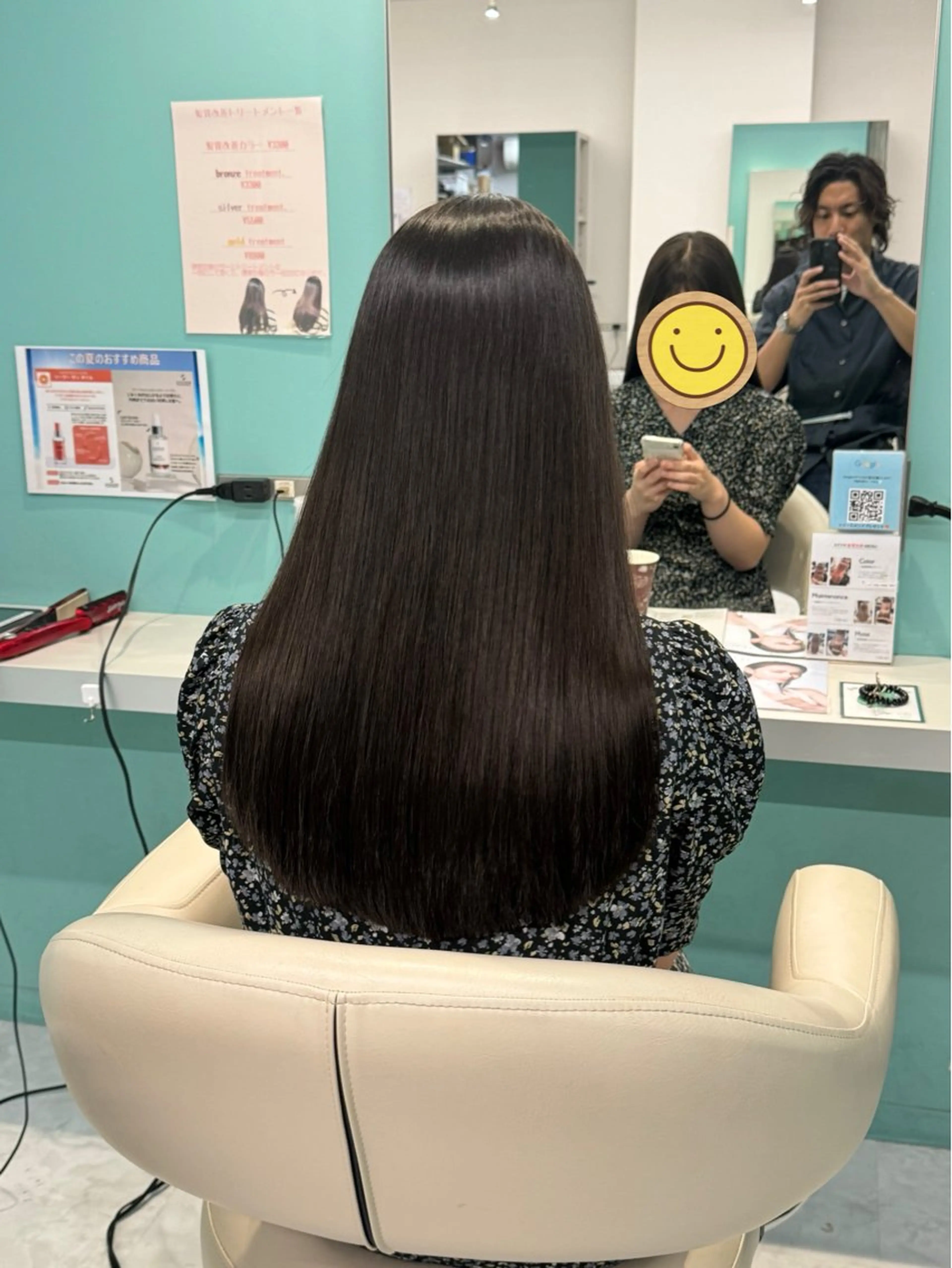 ロング 髪質改善 縮毛矯正 トリートメント 髪質改善ストレート/レイヤーカット/Lee  Horie所属・髪質改善&縮毛矯正 池本　有宏のヘアスタイル