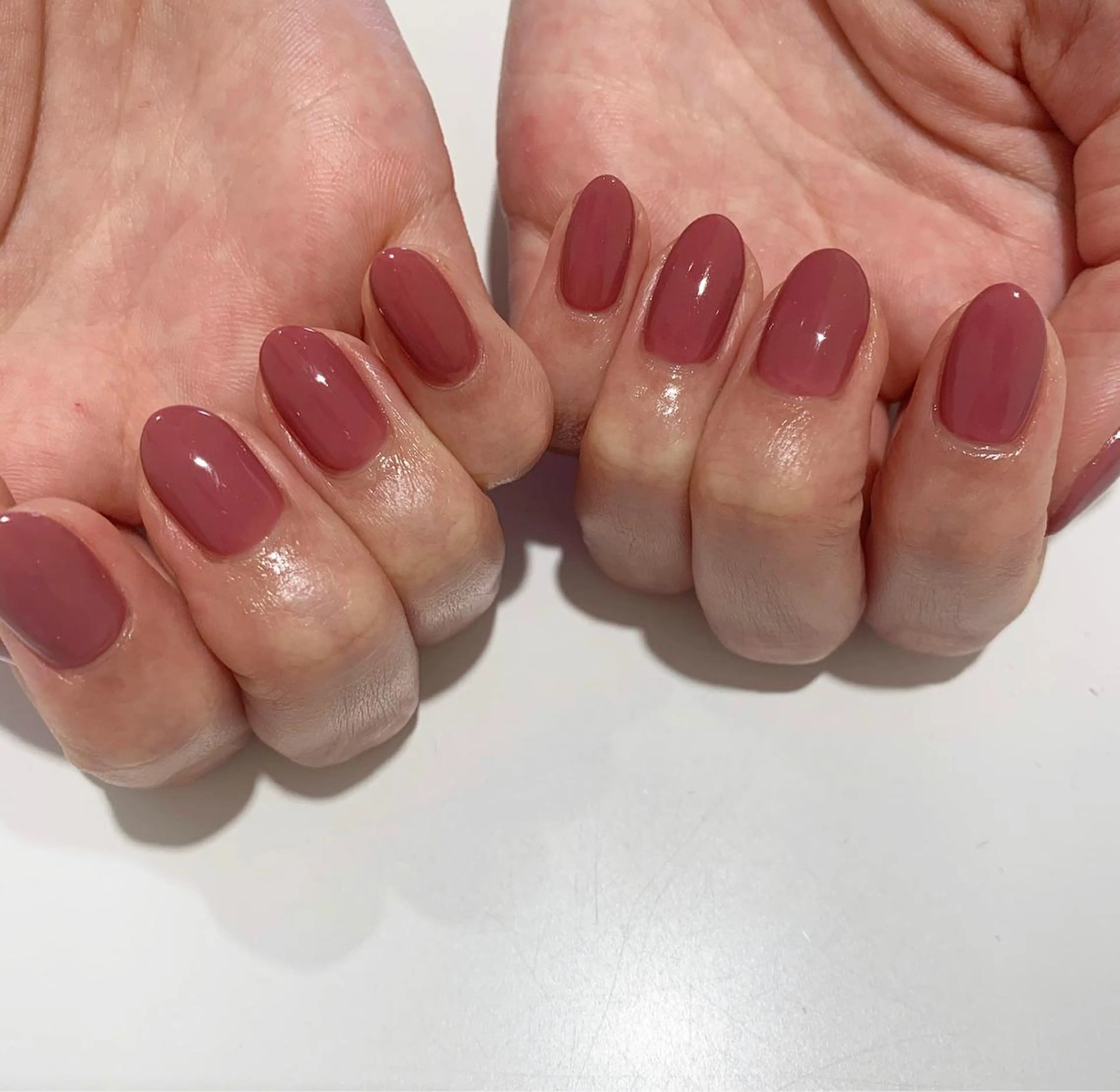 ネイル ピンク パープル ハンドネイル 佐藤 穂乃香のネイルデザイン