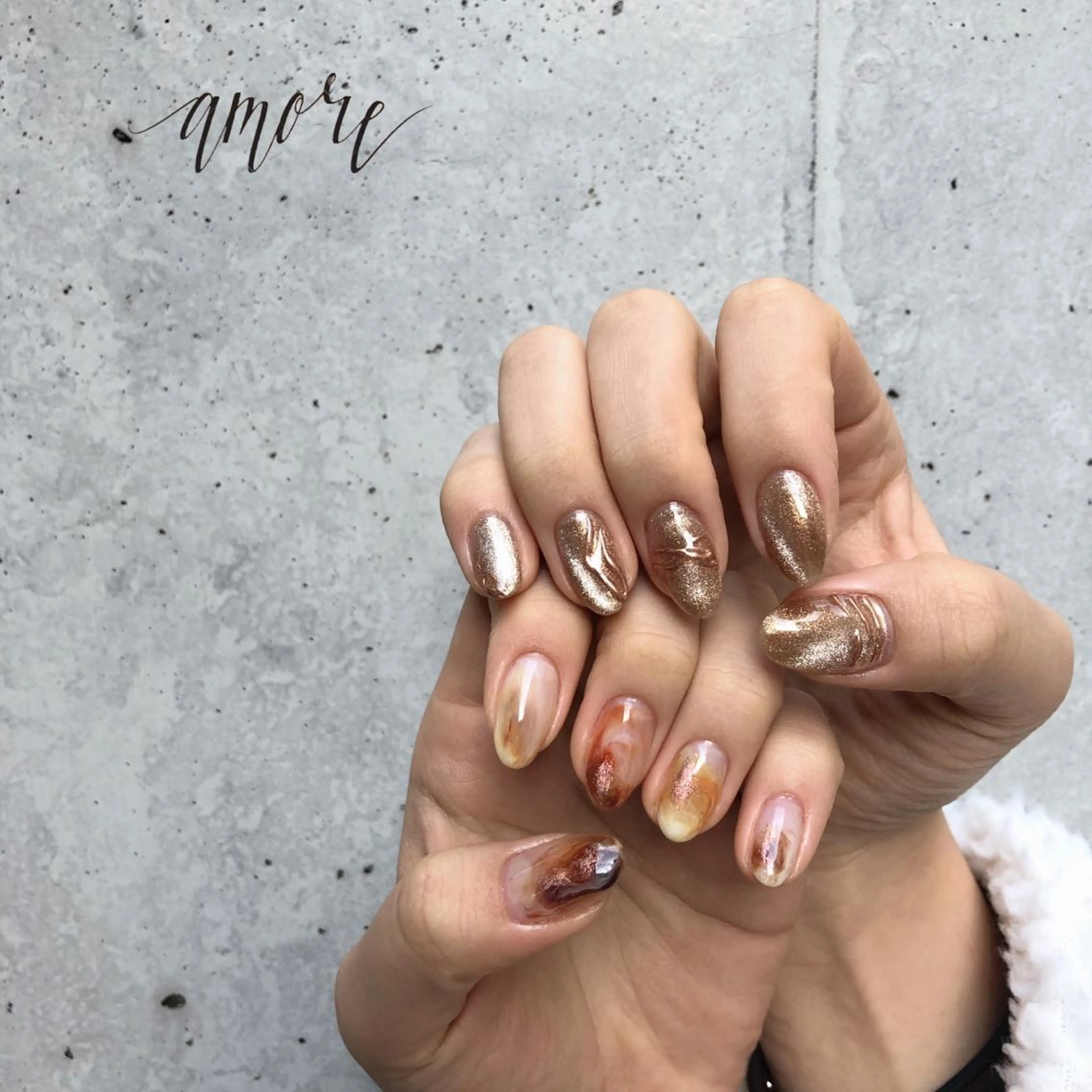 ネイル ジェルネイル マグネットネイル ミラーネイル ニュアンスネイル You kyehwaのネイルデザイン