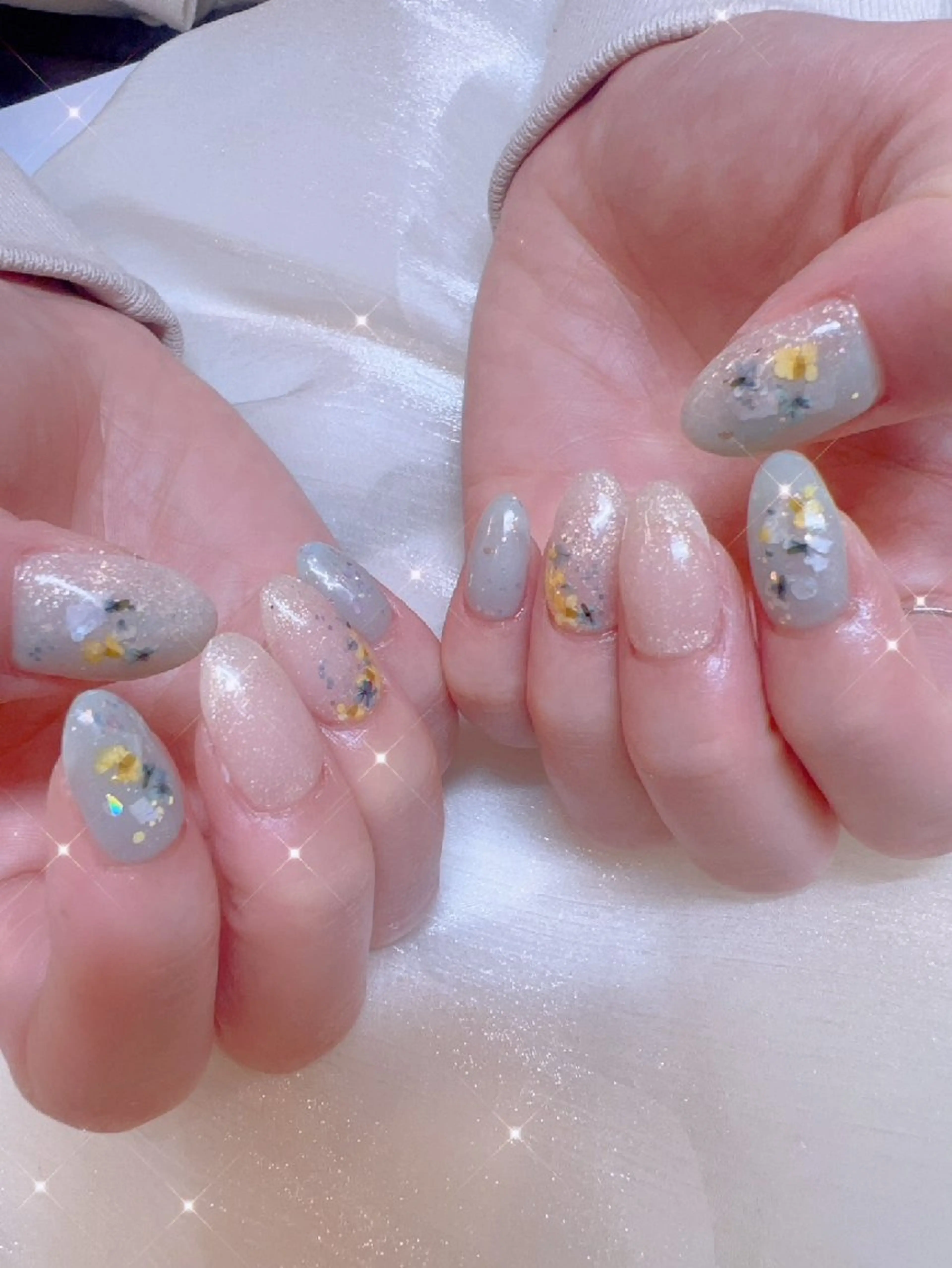 ネイル アートネイル 春ネイル ワンホンネイル I LOVE ME  NAIL.｡.:*♡のネイルデザイン