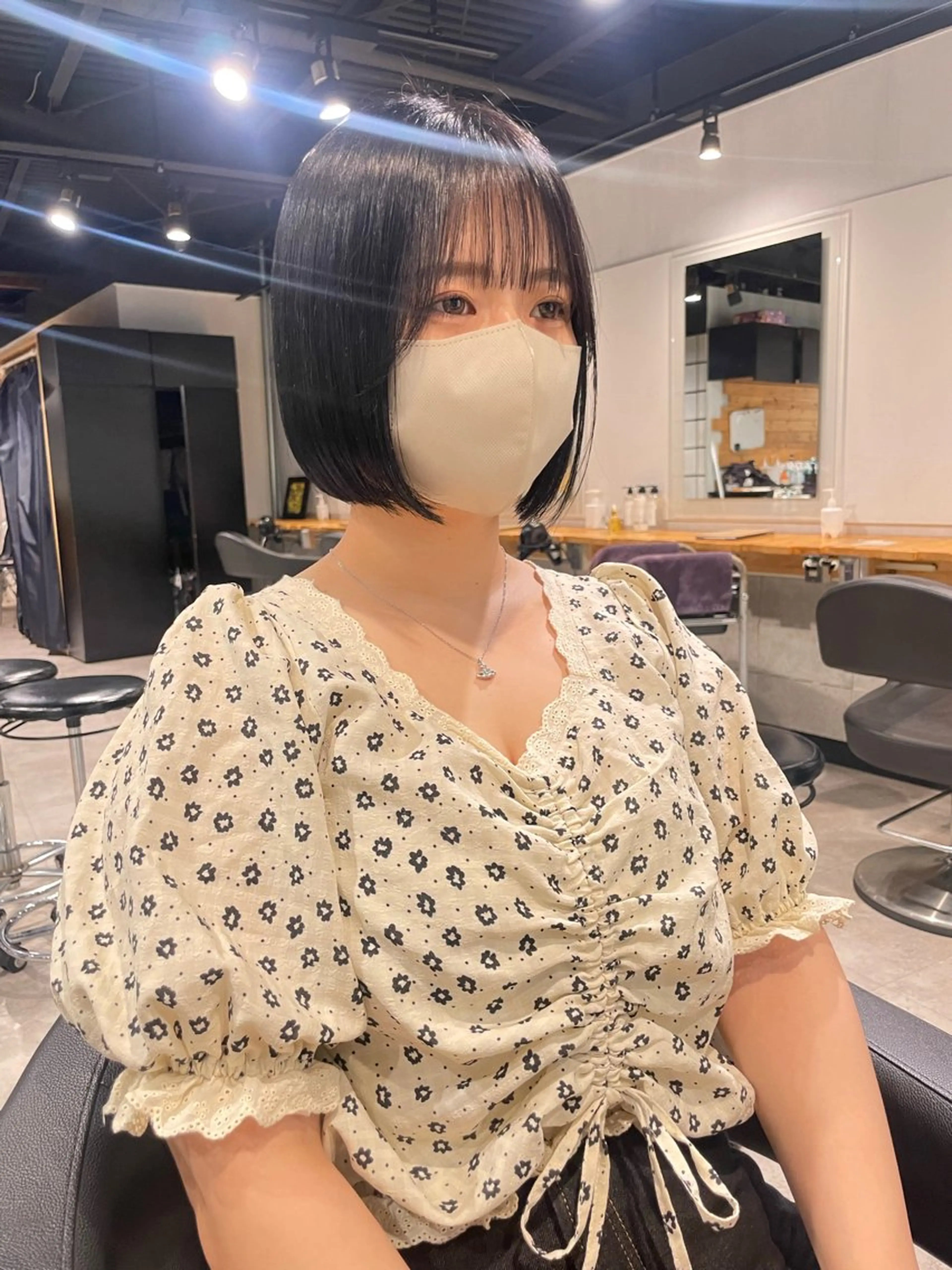 ショート カラー カット ヘアカラー トリートメント ヘッドスパ ヘアセット 🦋ハイトーンボブ ショート🦋トシキのヘアスタイル