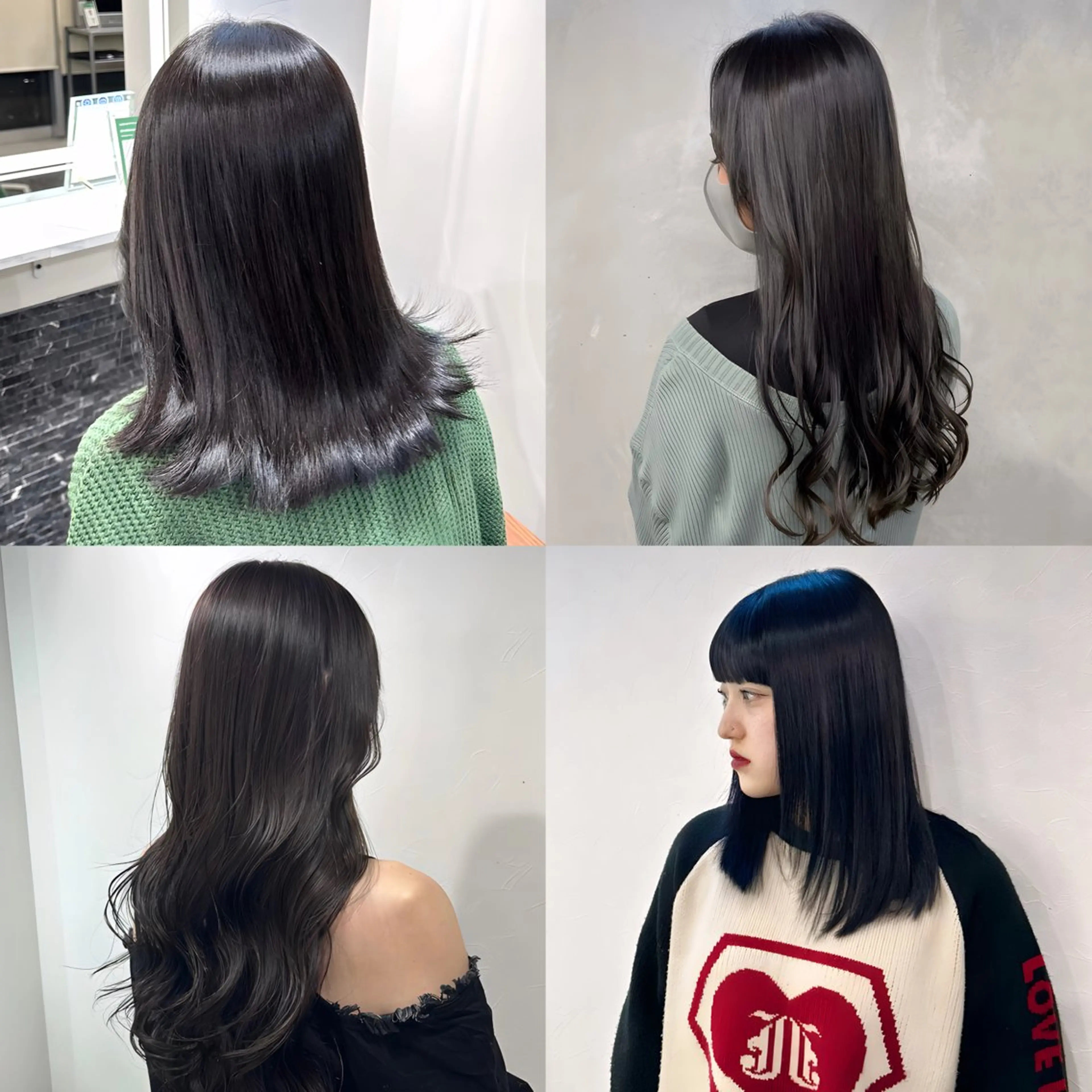 ミディアム カラー 韓国レイヤーカット要 暗透カラー📓吉祥寺のヘアスタイル