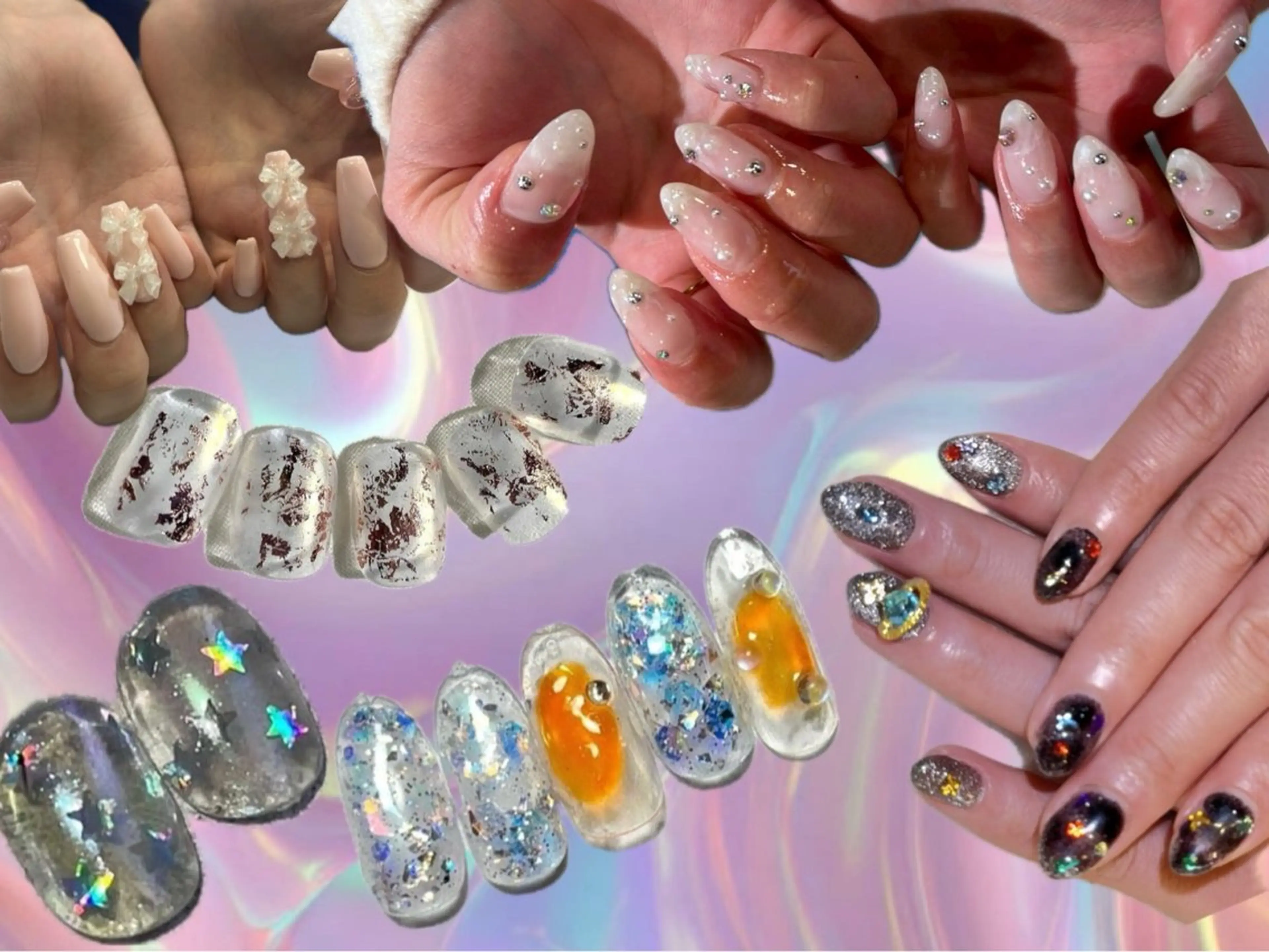 『時短60分ネイル』おまかせシンプルor ホイルネイル （オフ付）の写真