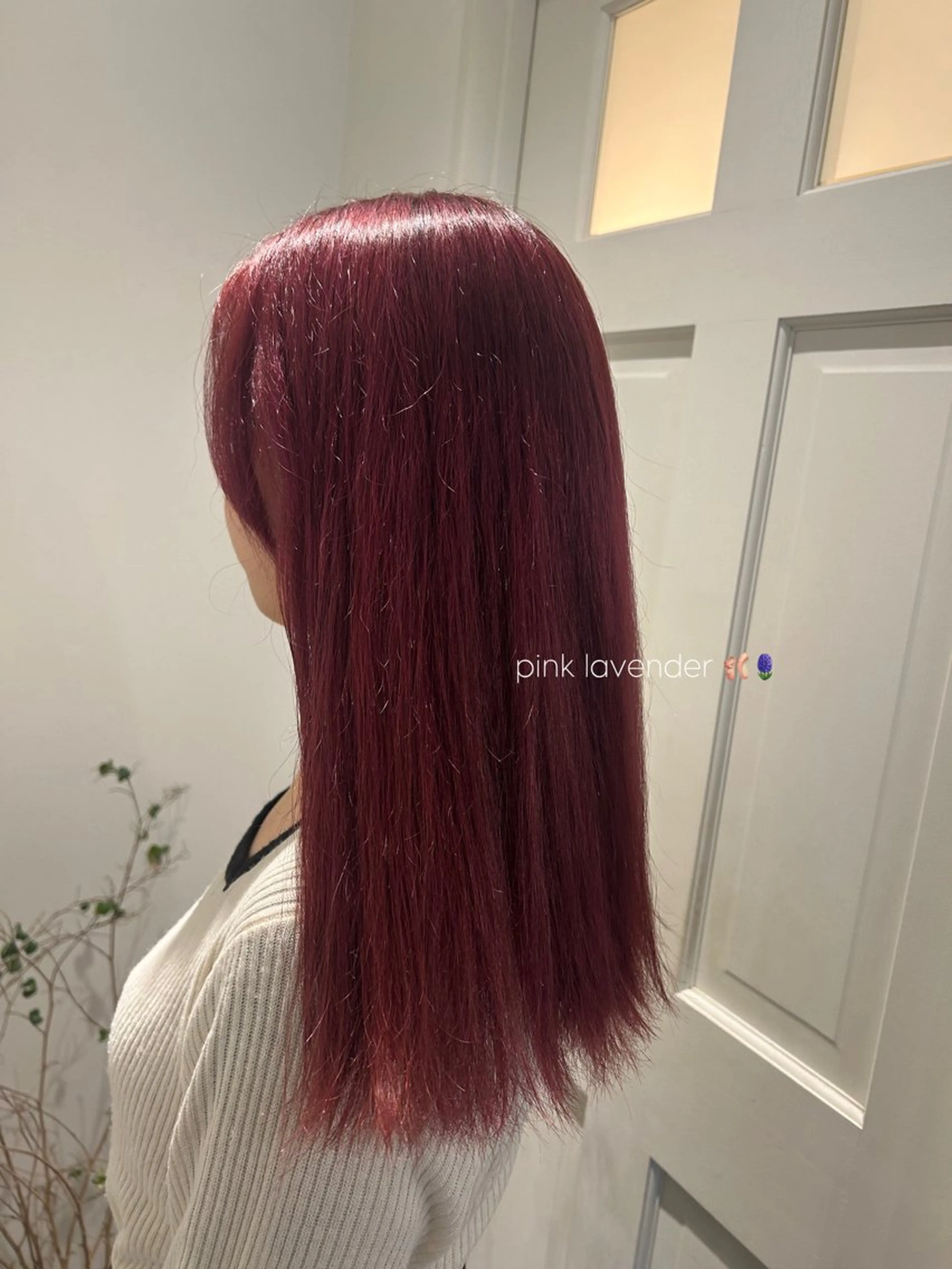 ロング カラー 湯浅 美葉のヘアスタイル