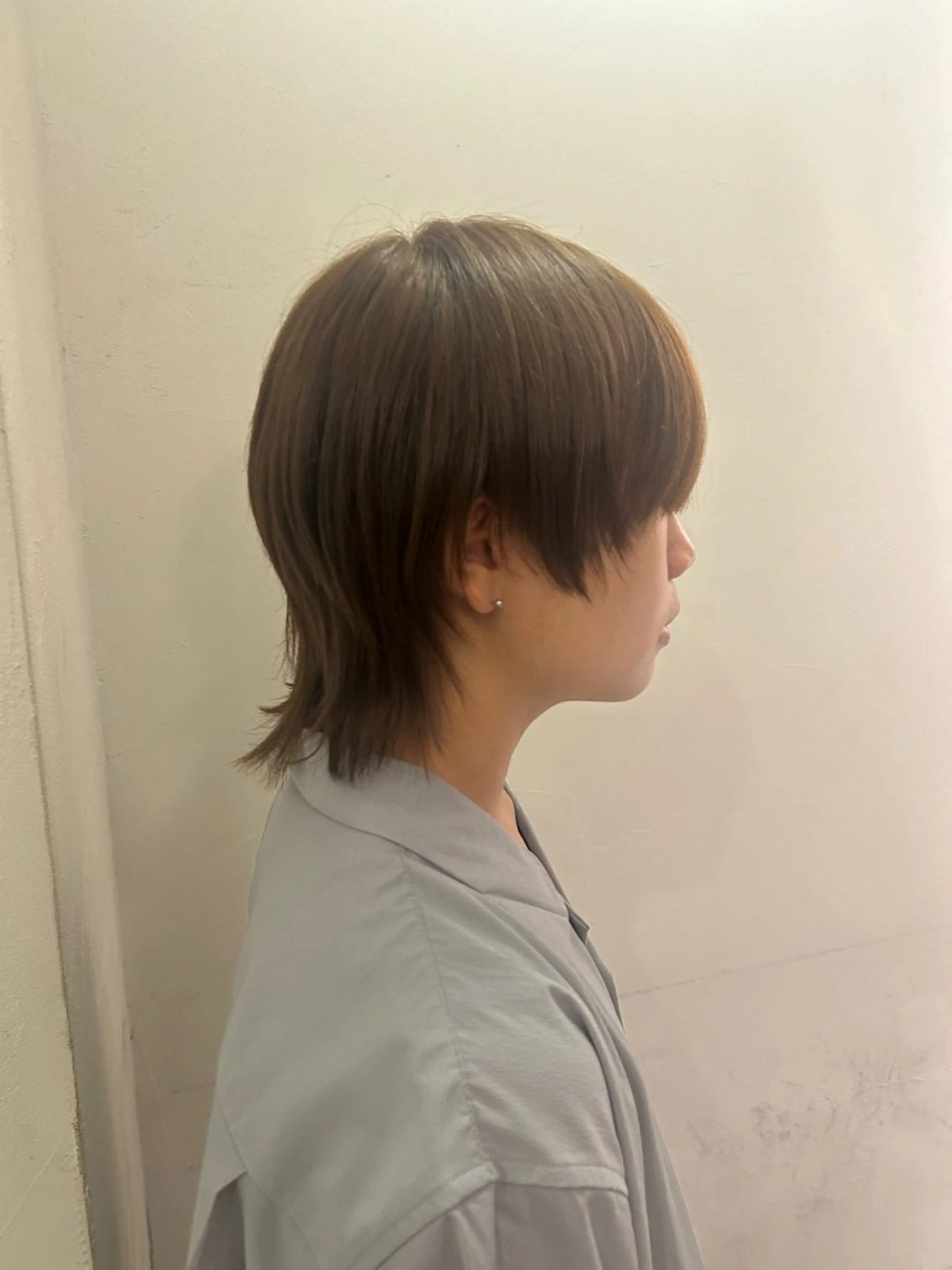 ショート カラー メンズ メンズウルフカット ウルフカット ITbyALBUM藤沢店所属・IT by ALBUM立川のヘアスタイル