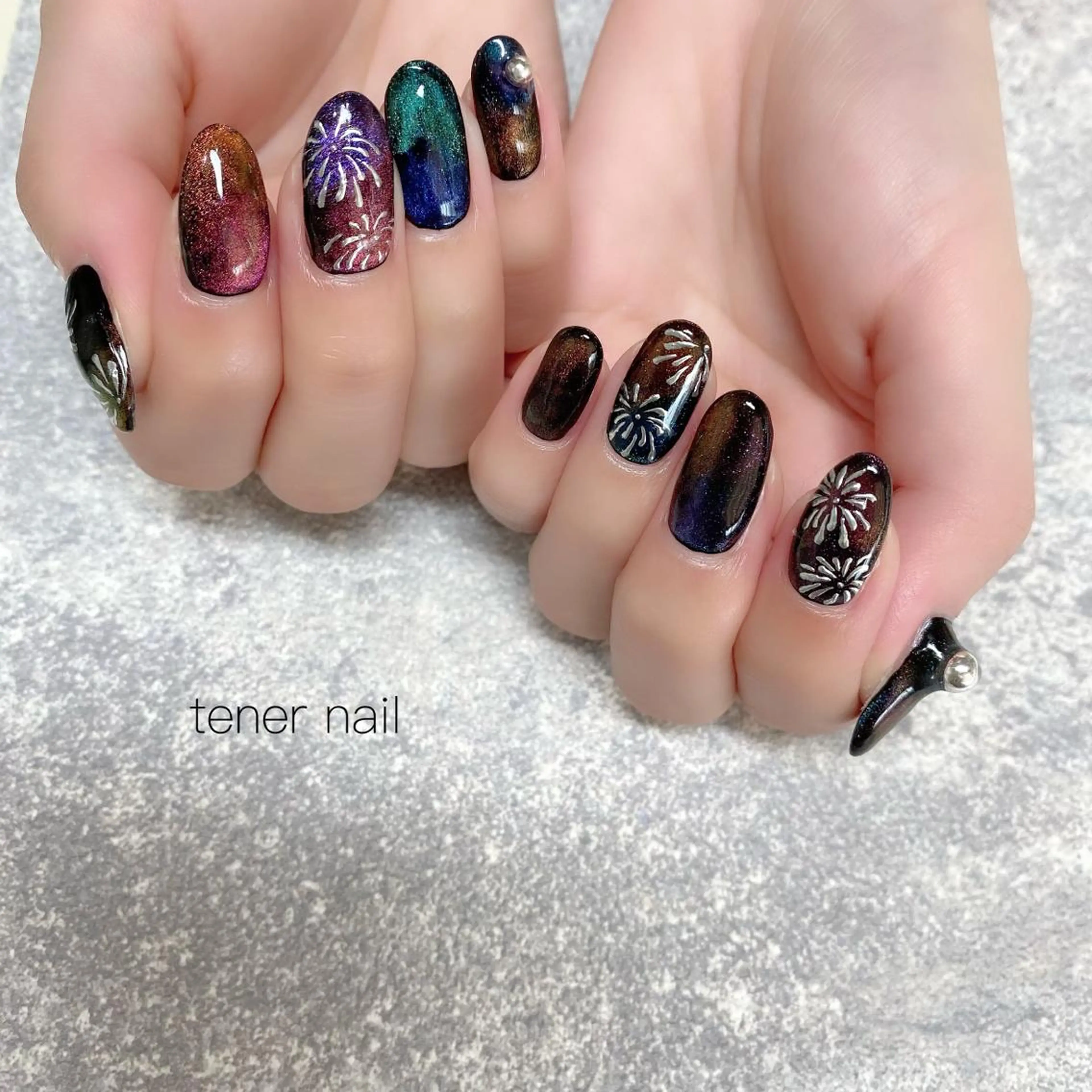 ネイル マグネットネイル tener  nail  テネルネイル所属・テネルネイル tener nailのネイルデザイン