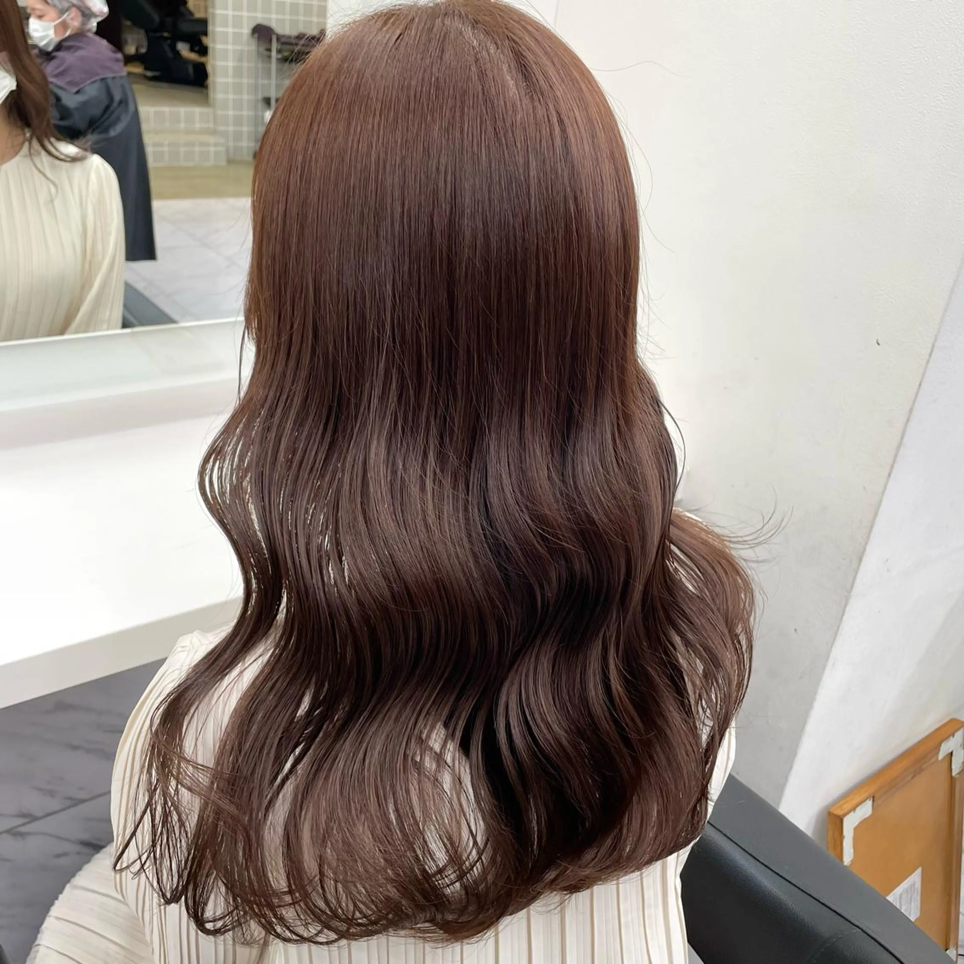 ミディアム カラー *モデル募集🤍横浜 透明感カラー🫧のヘアスタイル