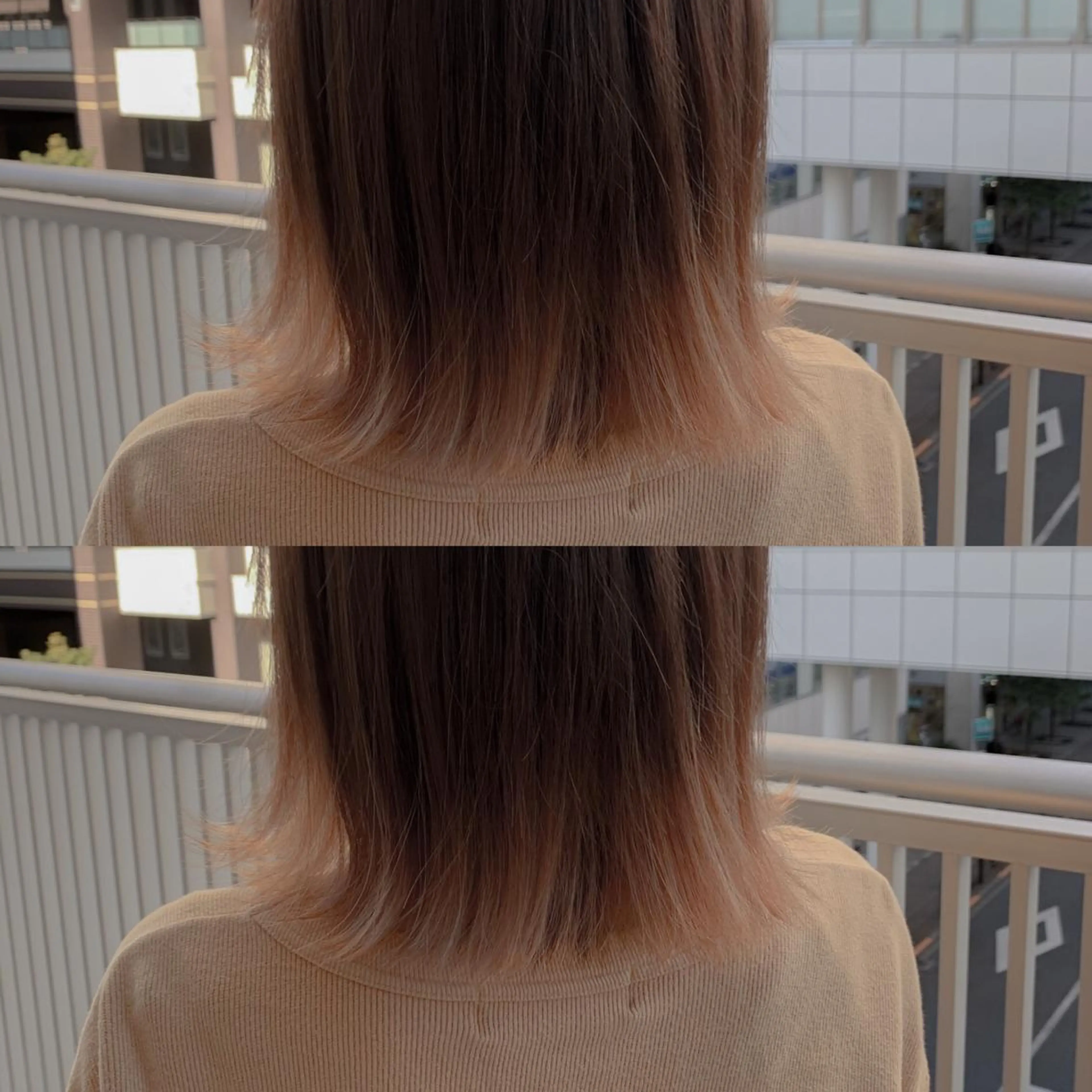 ミディアム カラー ブリーチ 松戸　kiju オーナースタイリストのヘアスタイル