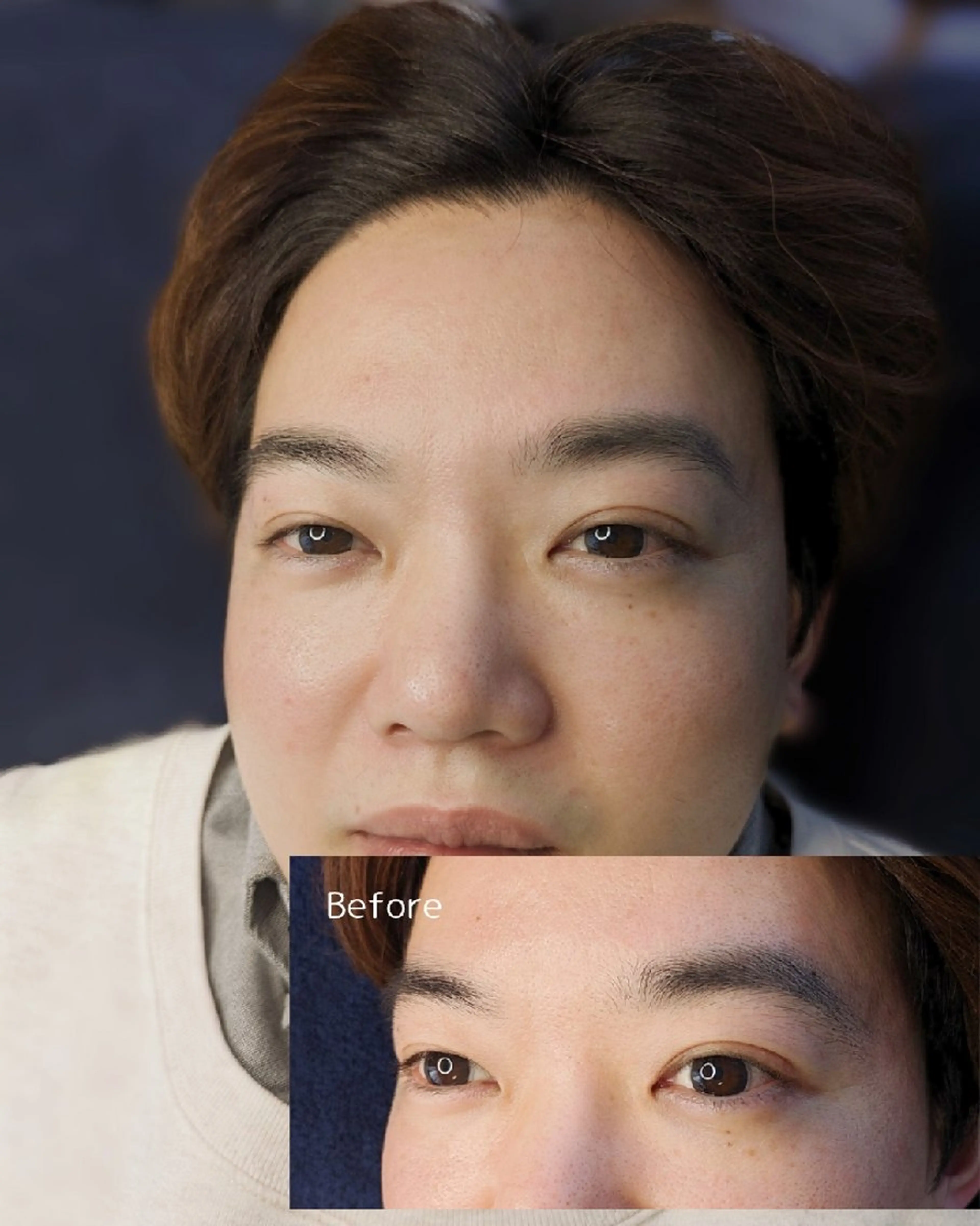 アイブロウ メンズ ワックス脱毛 その他(アイブロウ) SUI. Eye brow@KUMIの眉毛・アイブロウイメージ