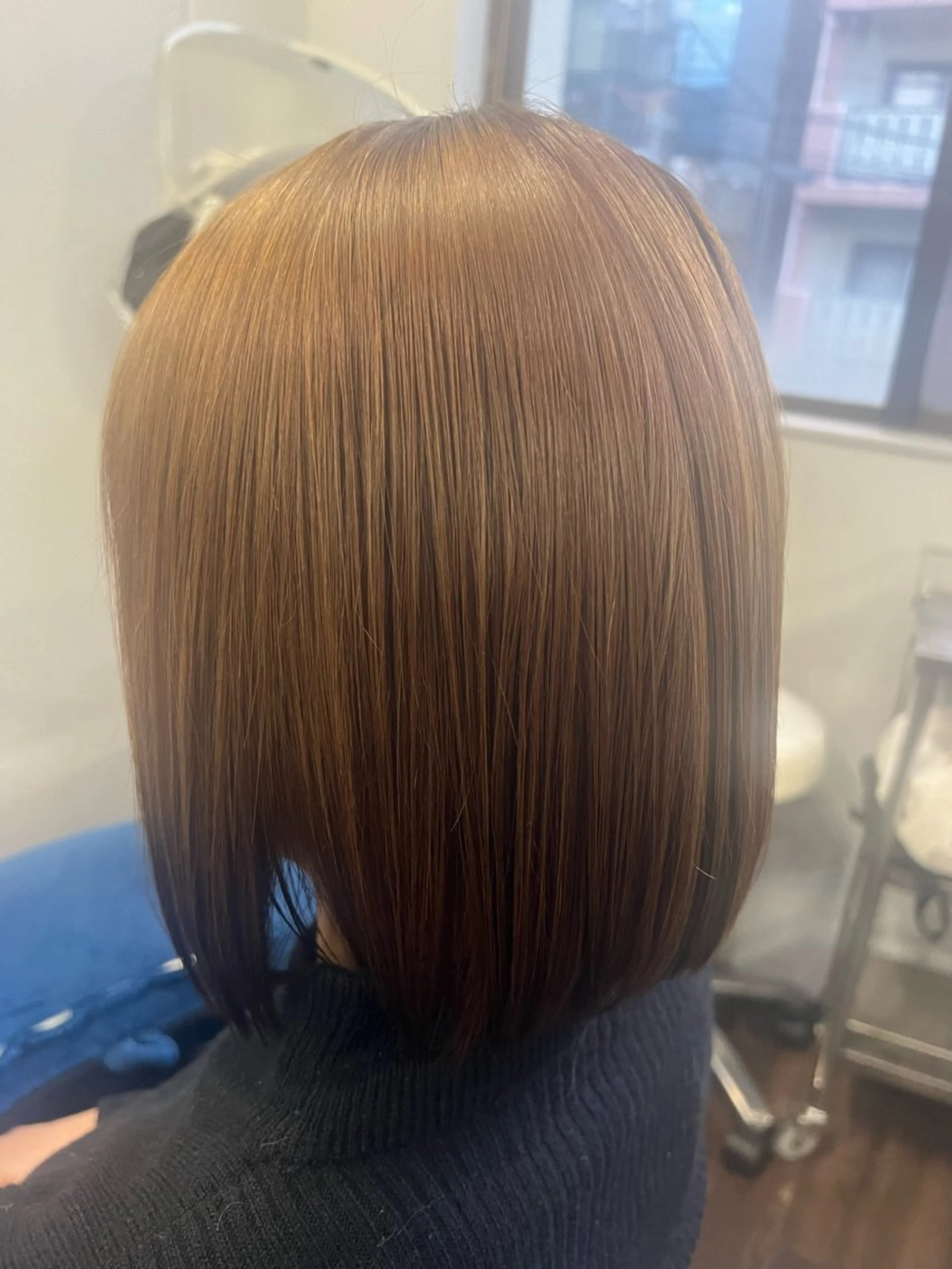 ショート ハイライト 縮毛矯正 トリートメント terra🌈大久保 睦美のヘアスタイル