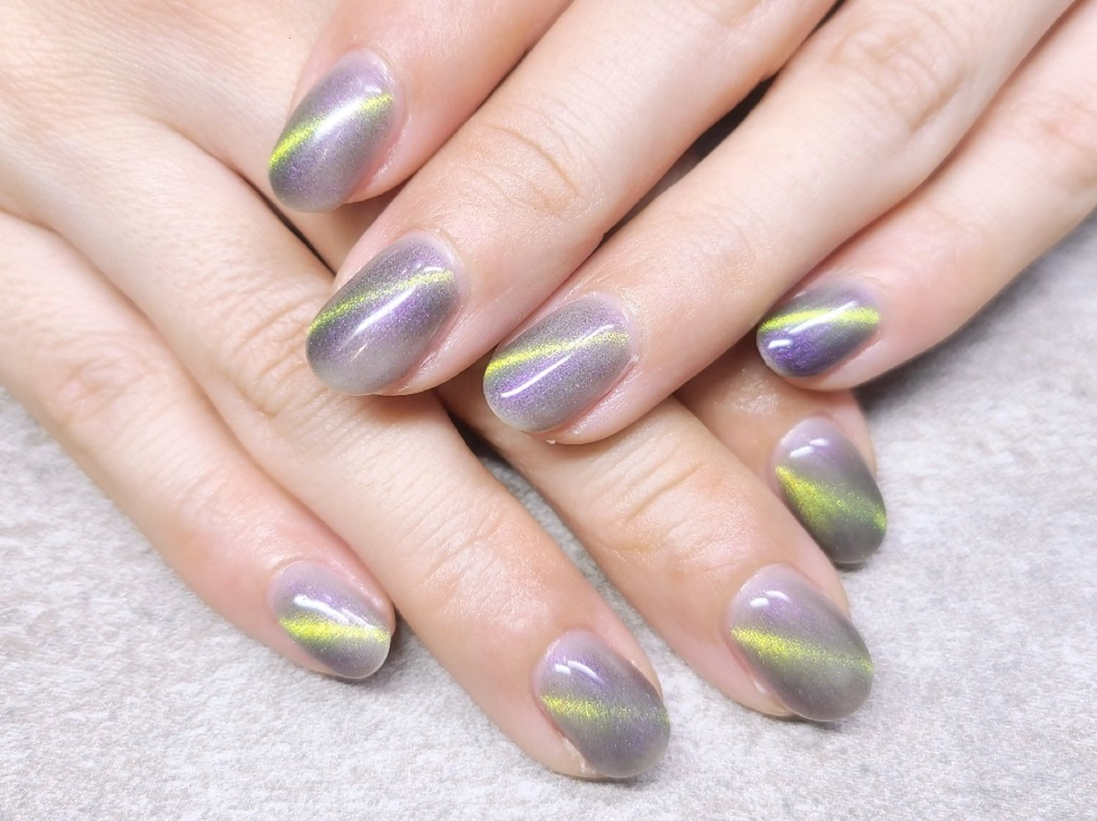 ネイル マグネットネイル ハンドネイル Coquille ネイル　ハセガワのネイルデザイン