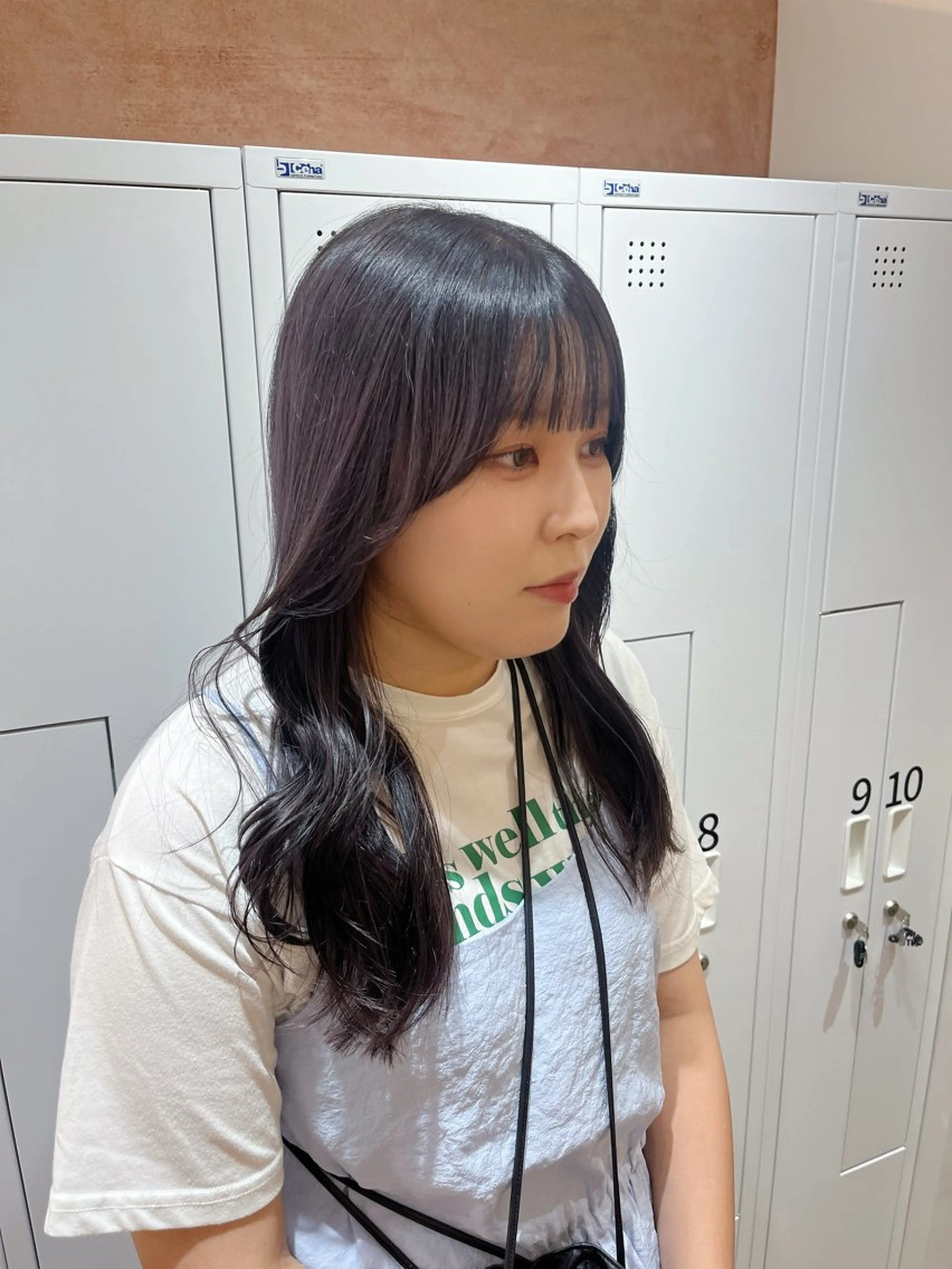 ロング カラー グレージュ ラベンダーカラー ラベンダーグレージュ ラベンダーグレー sem所属・似合わせ/ニュアンス 髪質改善🤍ariのヘアスタイル