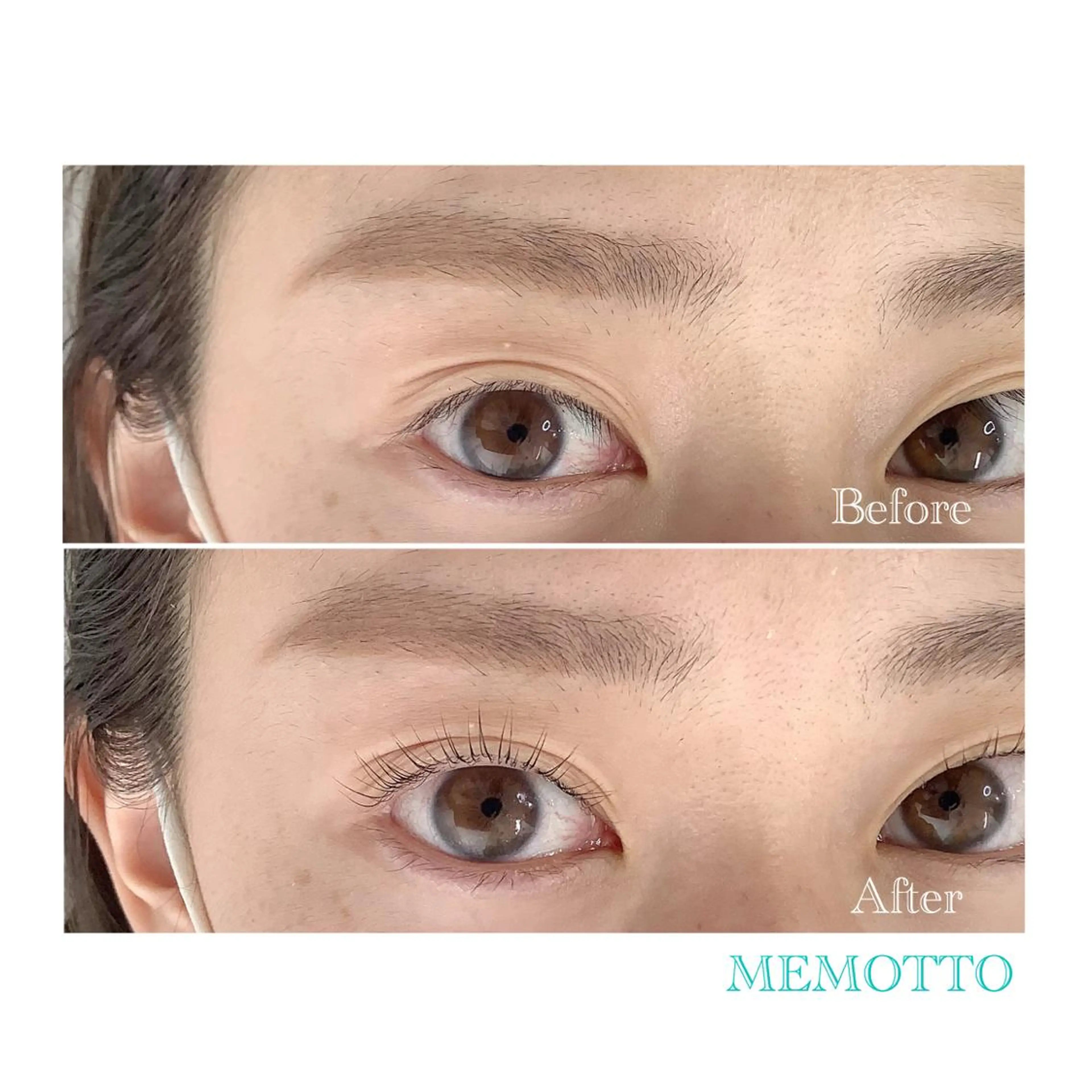 マツエク・マツパ 一重×まつ毛パーマ マツパ MEMOTTO CHIHIROのマツエク・マツパデザイン