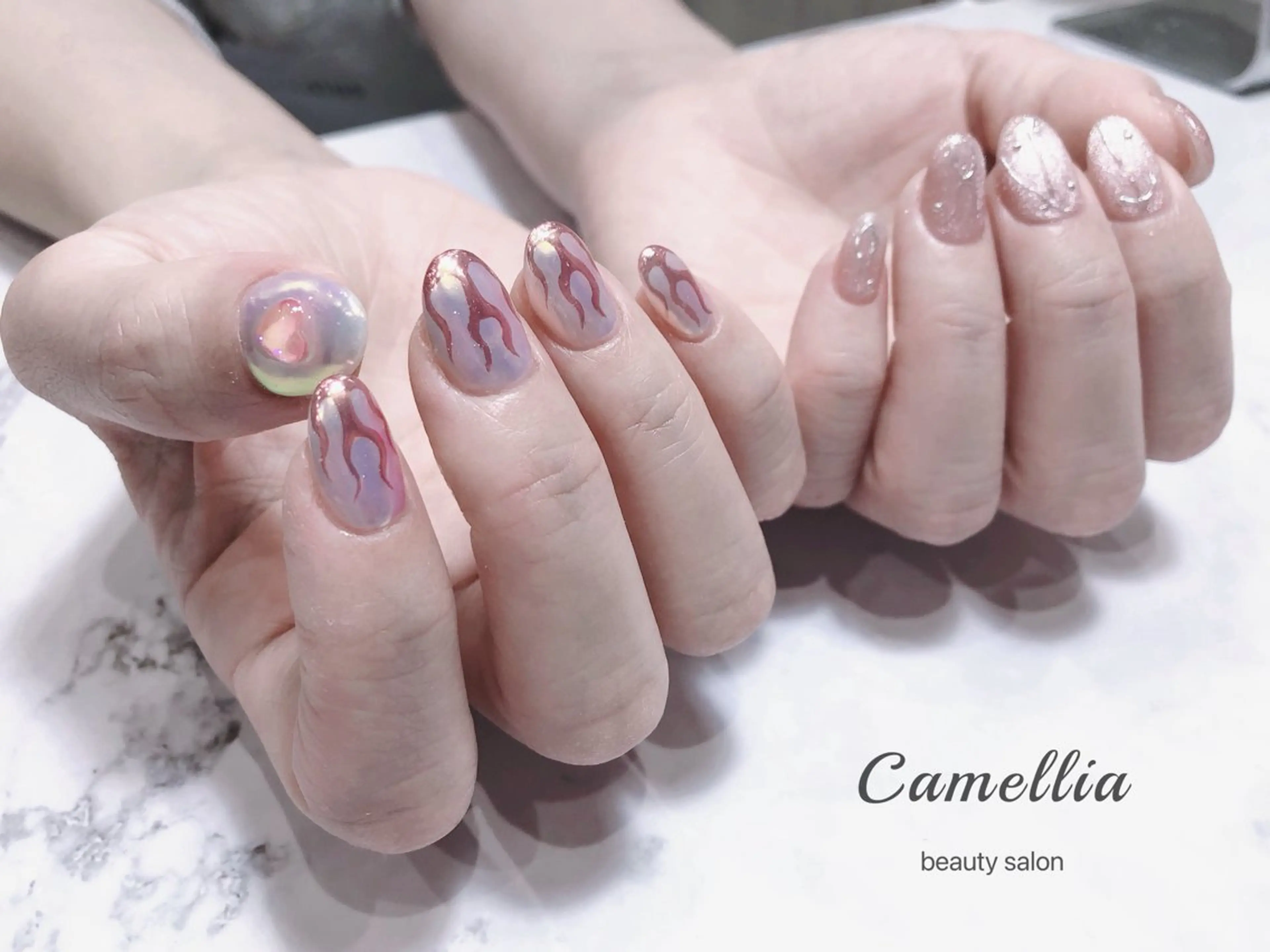 ネイル ハンドネイル ハンドケア Camellia nail salonのネイルデザイン