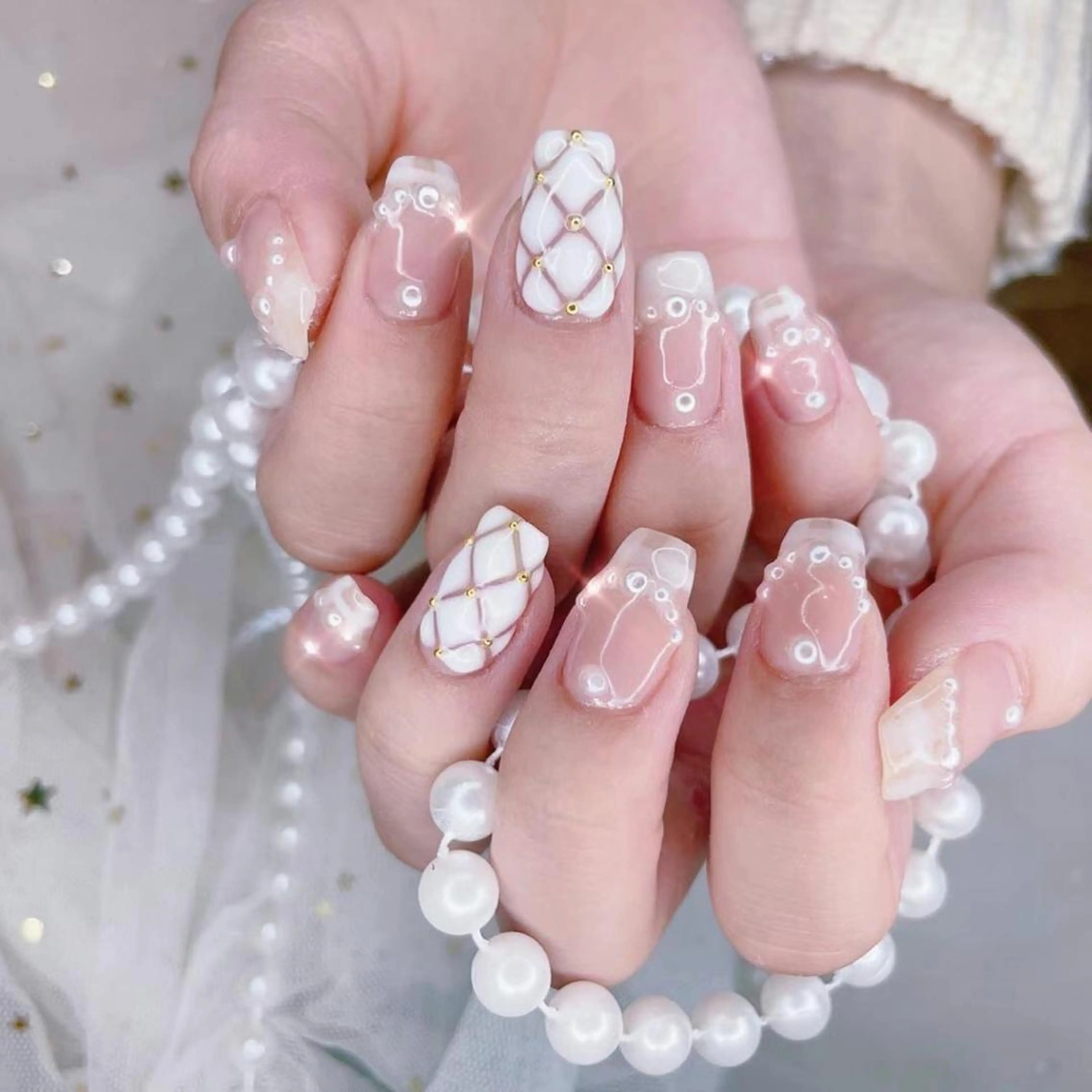 ネイル フレンチネイル ホワイト Babarla　Nail　Salon所属・babarla Nailのネイルデザイン