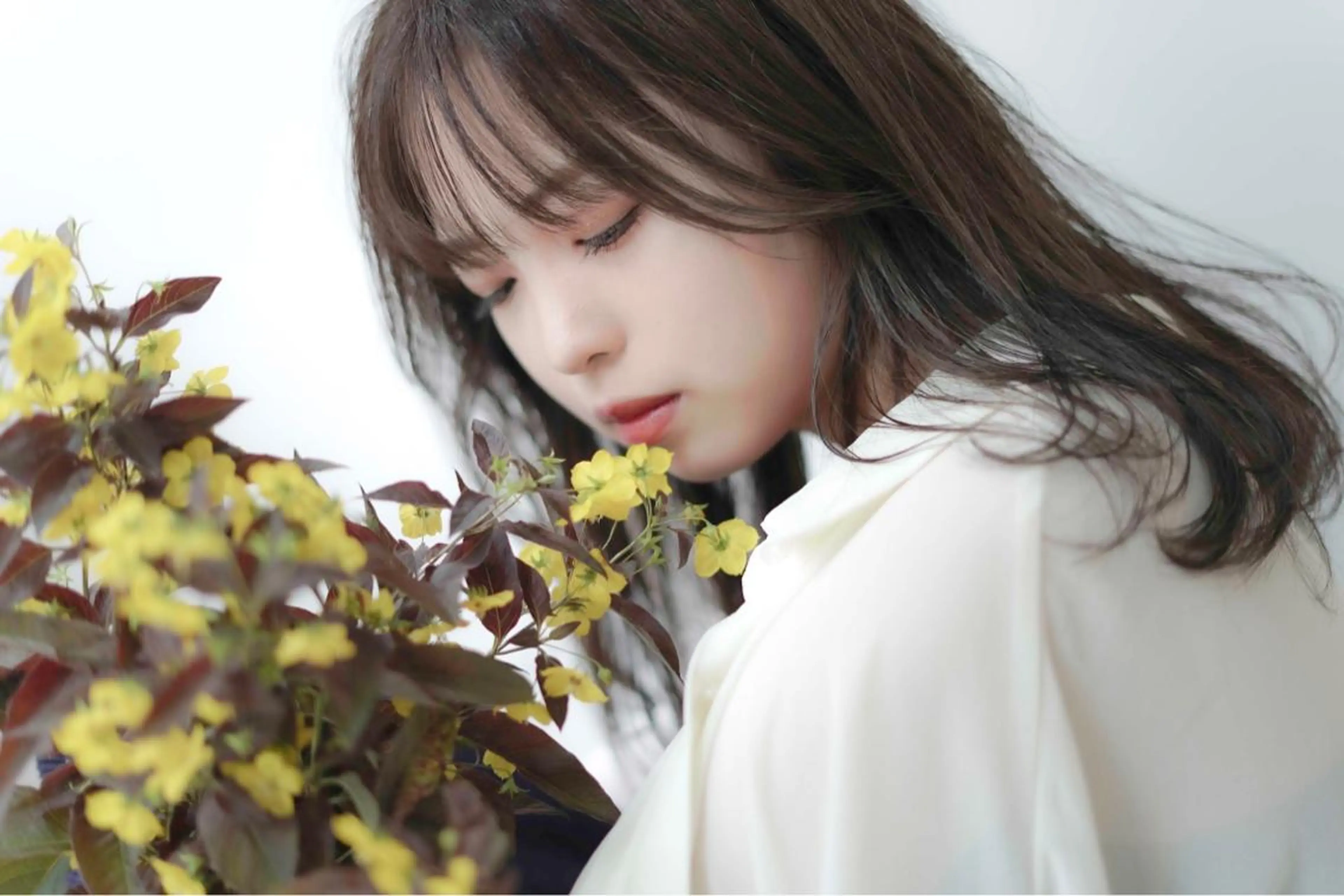 セミロング 永田 崇のヘアスタイル