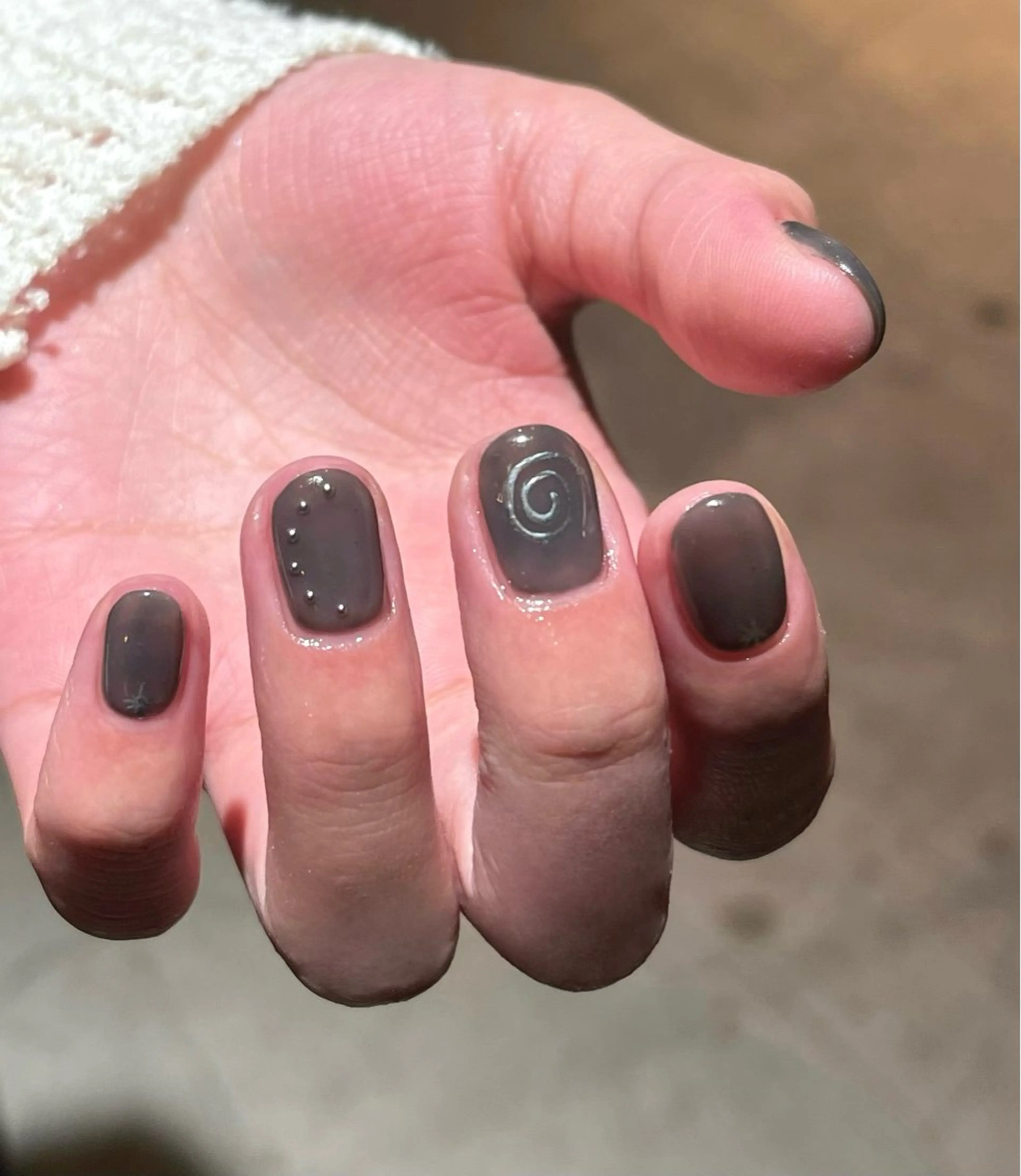 ネイル アートネイル カジュアル 長さ出し キラキラネイル ハンドネイル NORA南青山/ kanohaのネイルデザイン